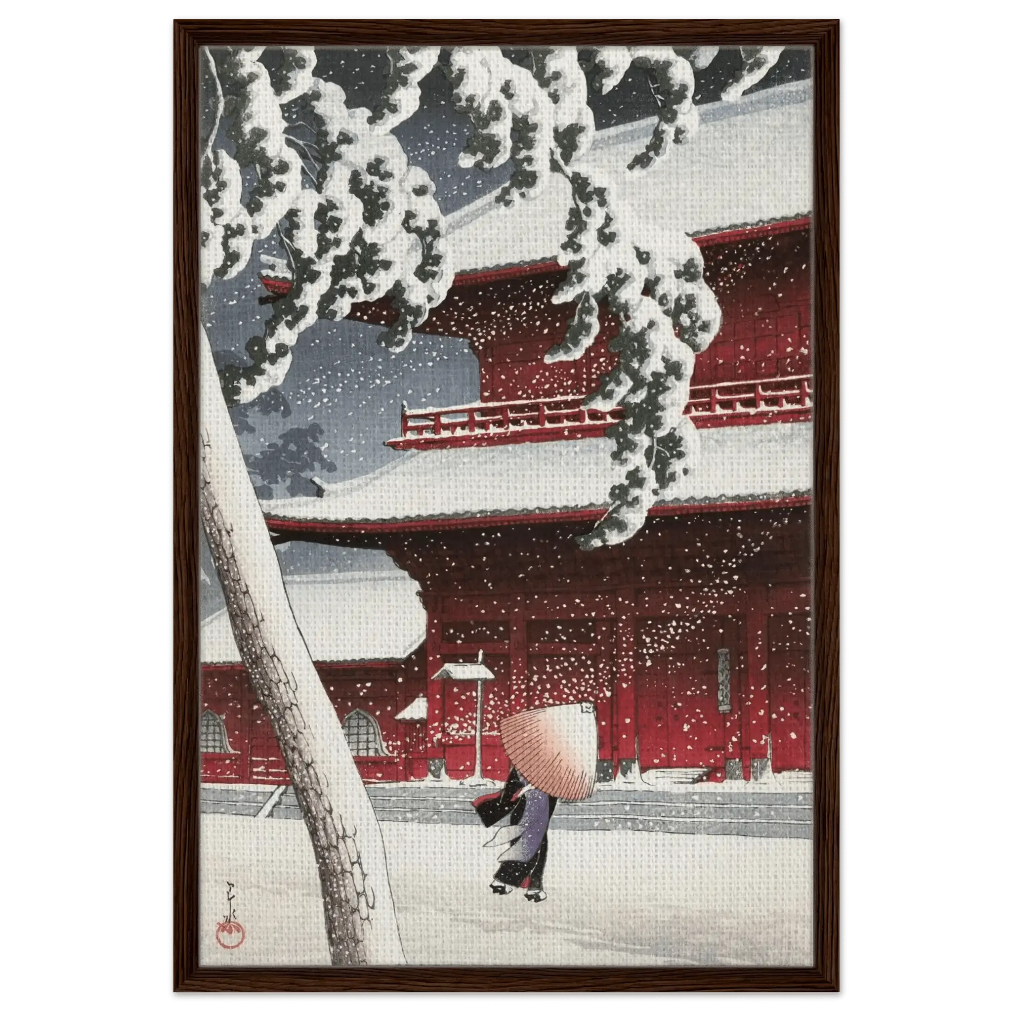 Schnee am Zojoji - Schrein in Shiba - Signature Collections - HINORI