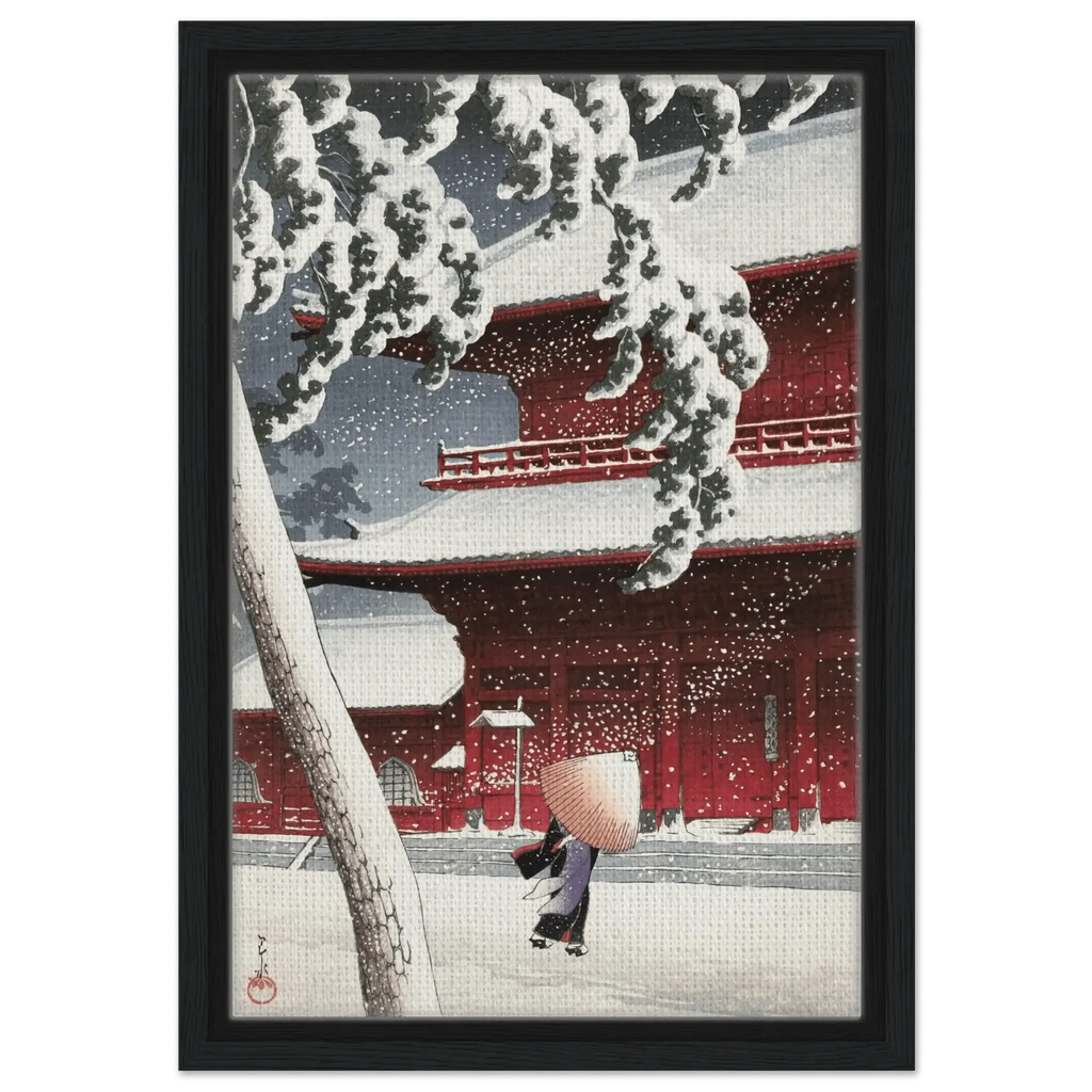 Schnee am Zojoji - Schrein in Shiba - Signature Collections - HINORI