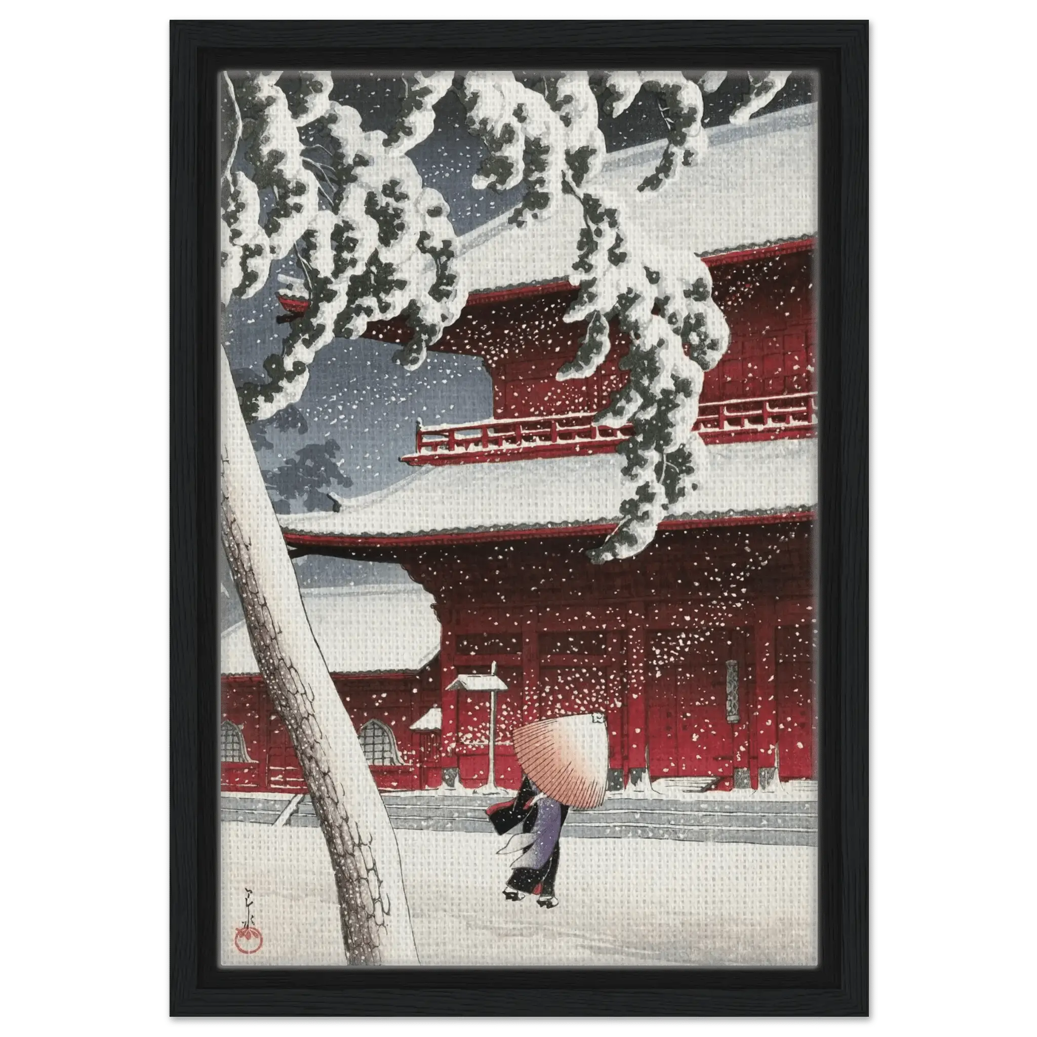Schnee am Zojoji - Schrein in Shiba - Signature Collections - HINORI