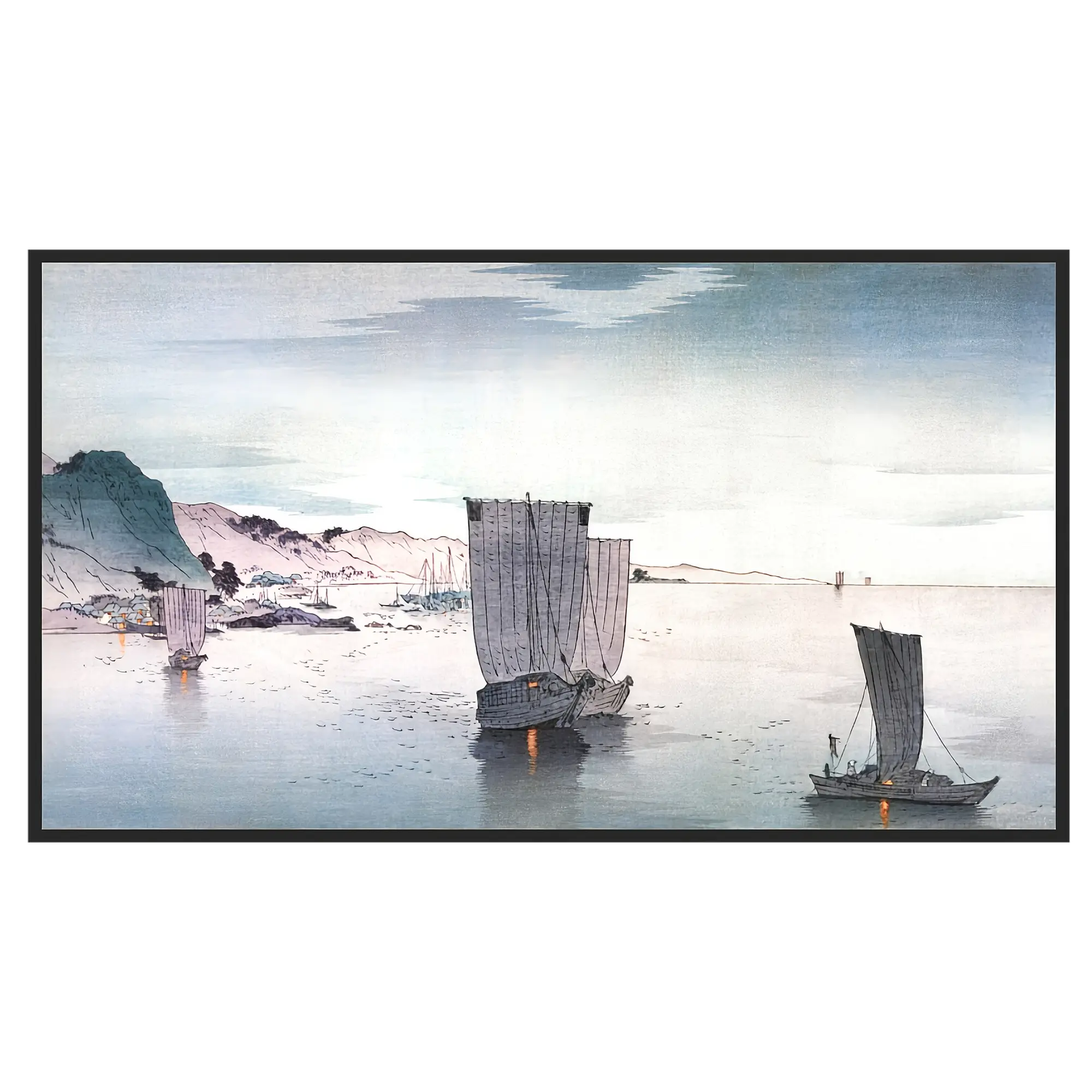 Segelboote in der Abenddämmerung - Monuments