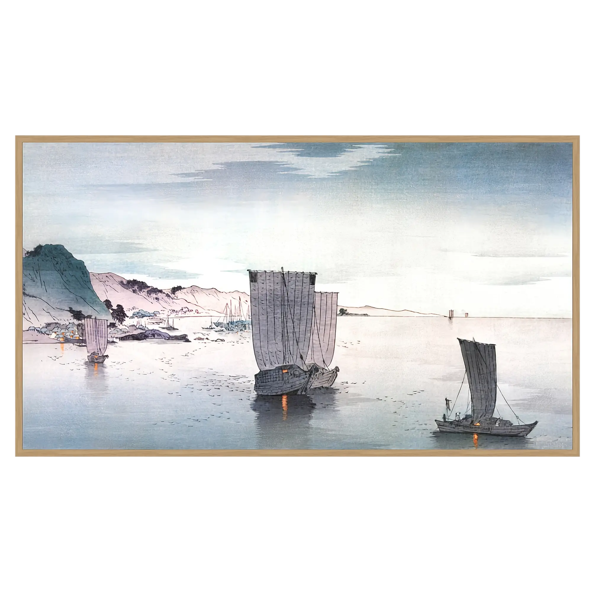 Segelboote in der Abenddämmerung - Monuments