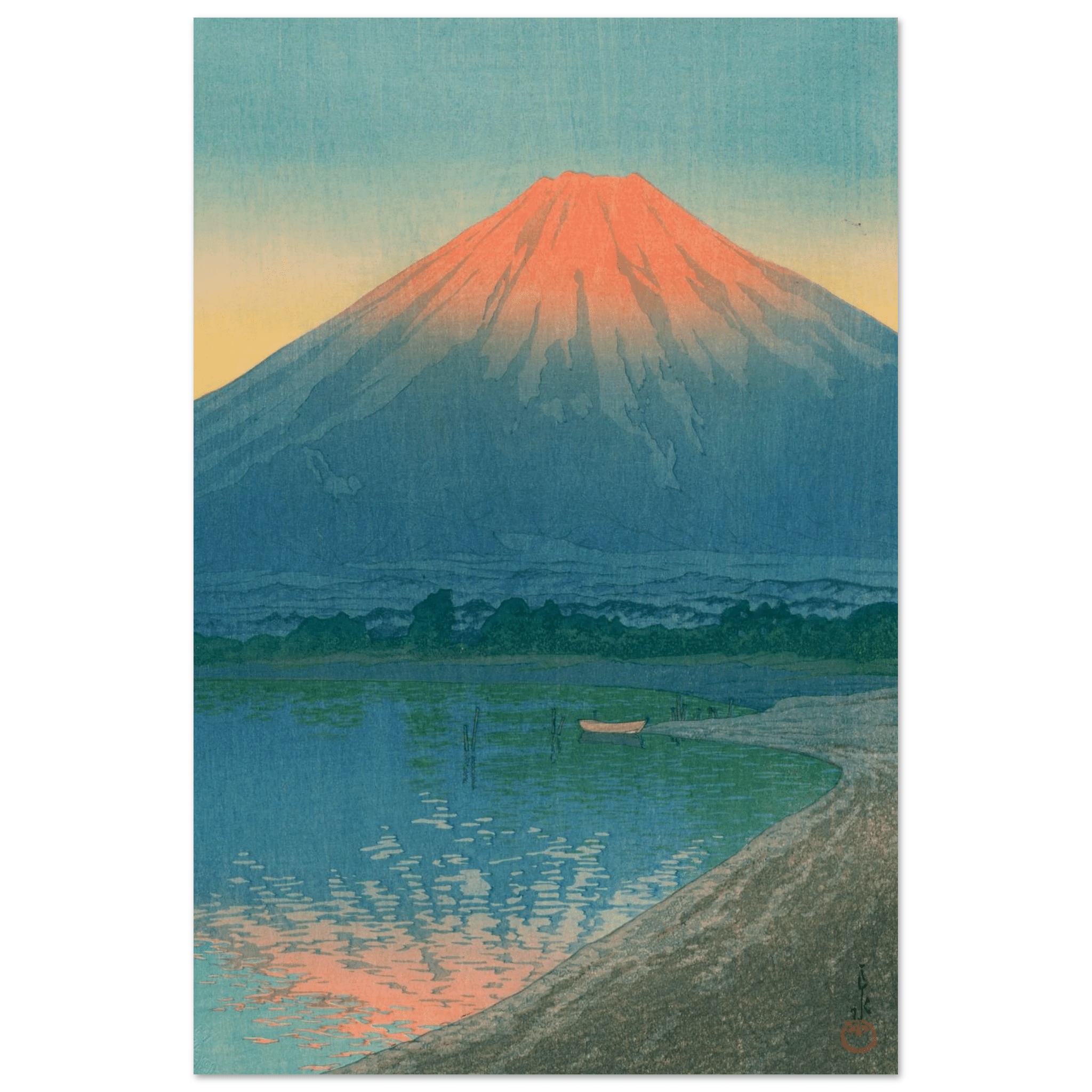 Tagesanbruch am Yamanaka - See - Fine Art Prints - HINORI