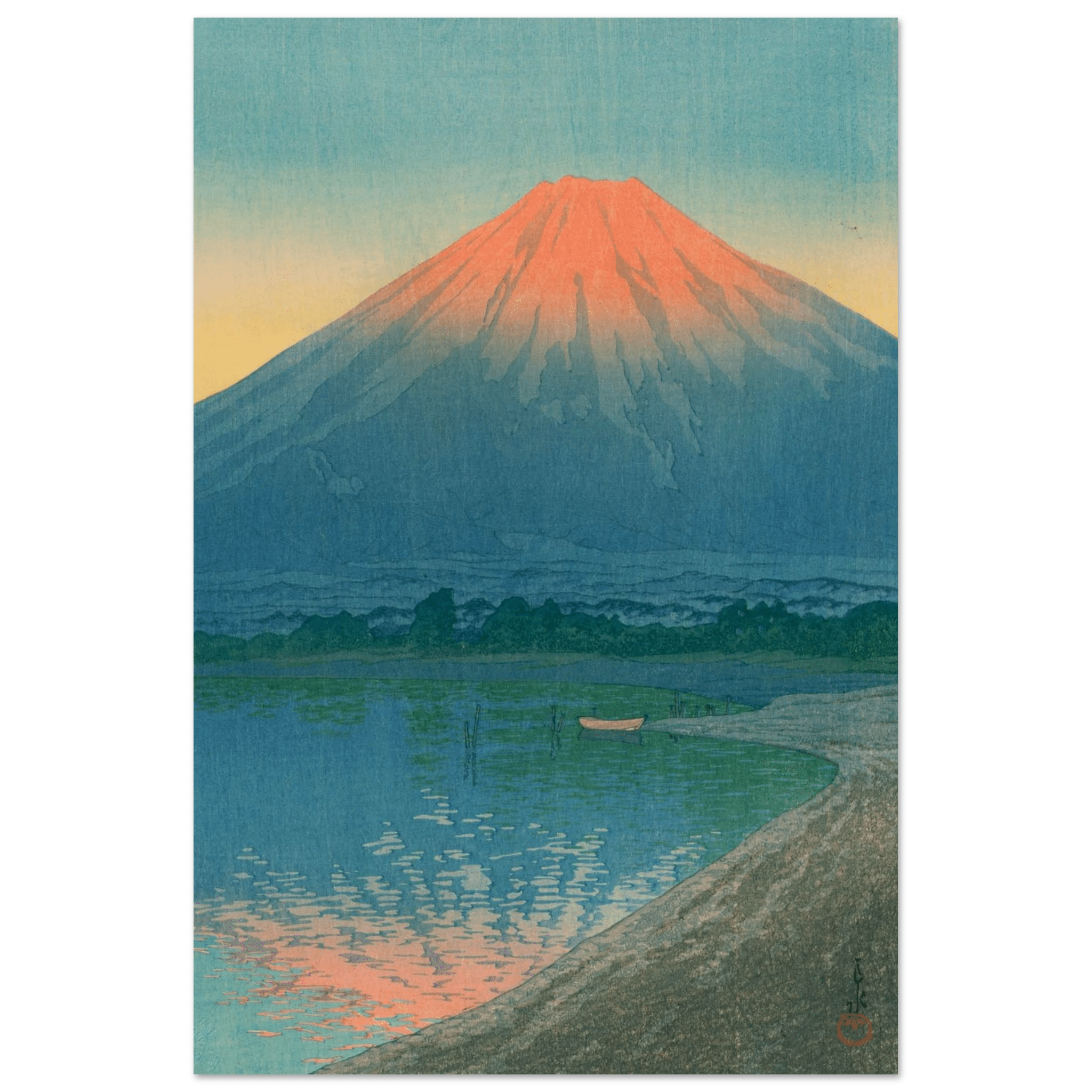 Tagesanbruch am Yamanaka - See - Fine Art Prints - HINORI