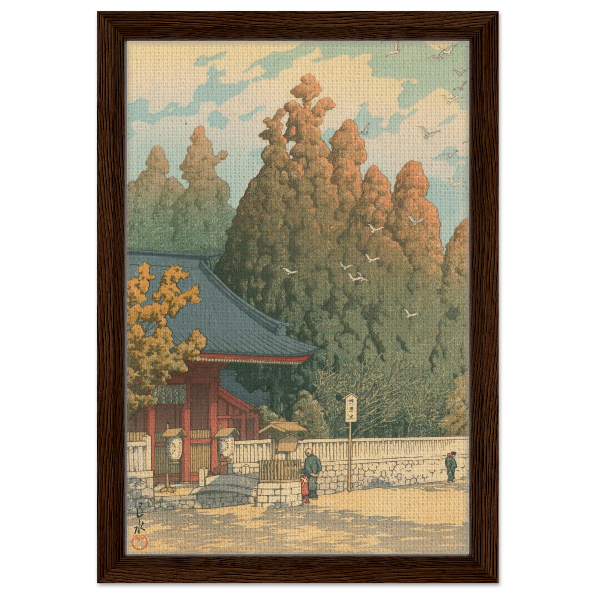 Tempeltor im Herbstlicht - Signature Collection - HINORI