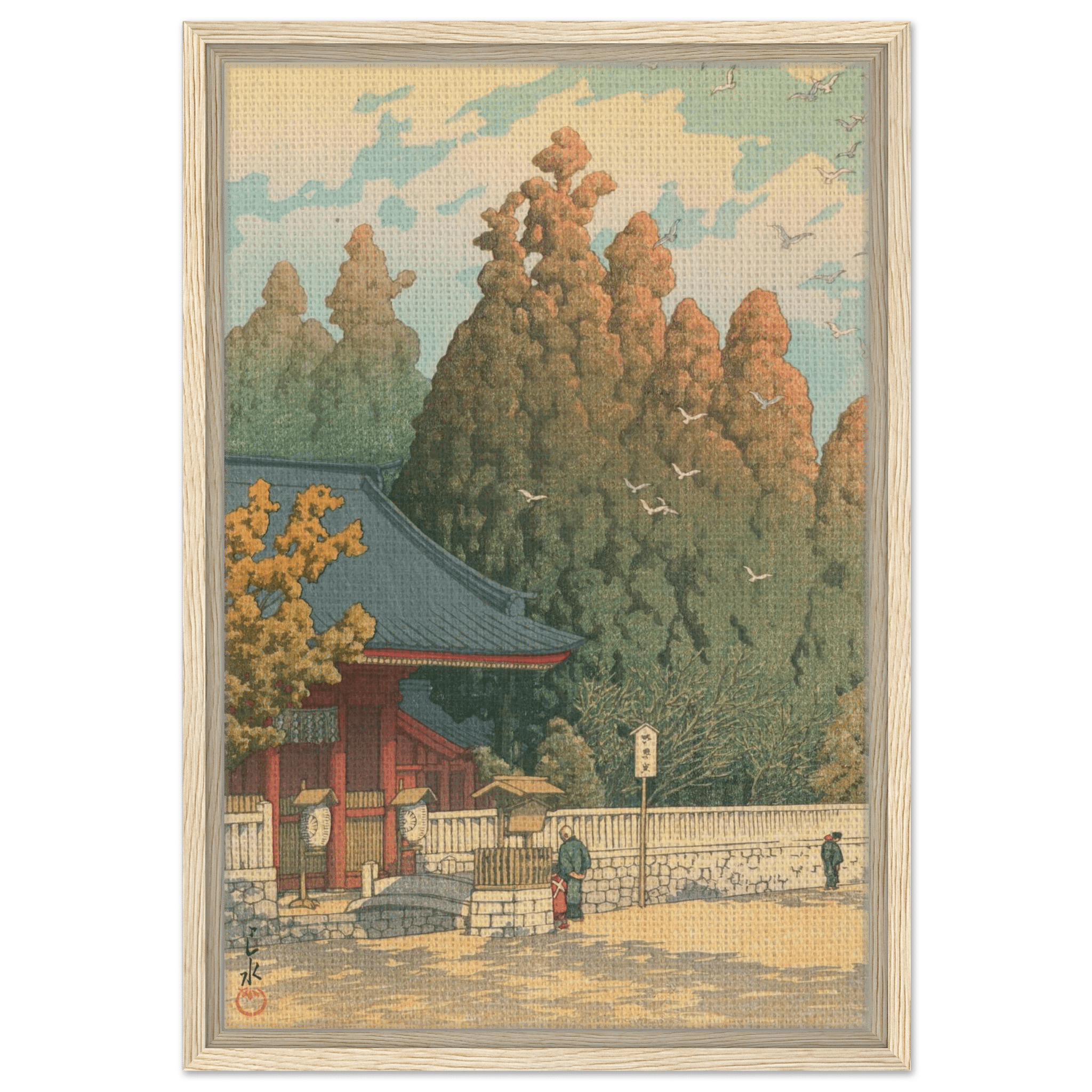 Tempeltor im Herbstlicht - Signature Collection - HINORI