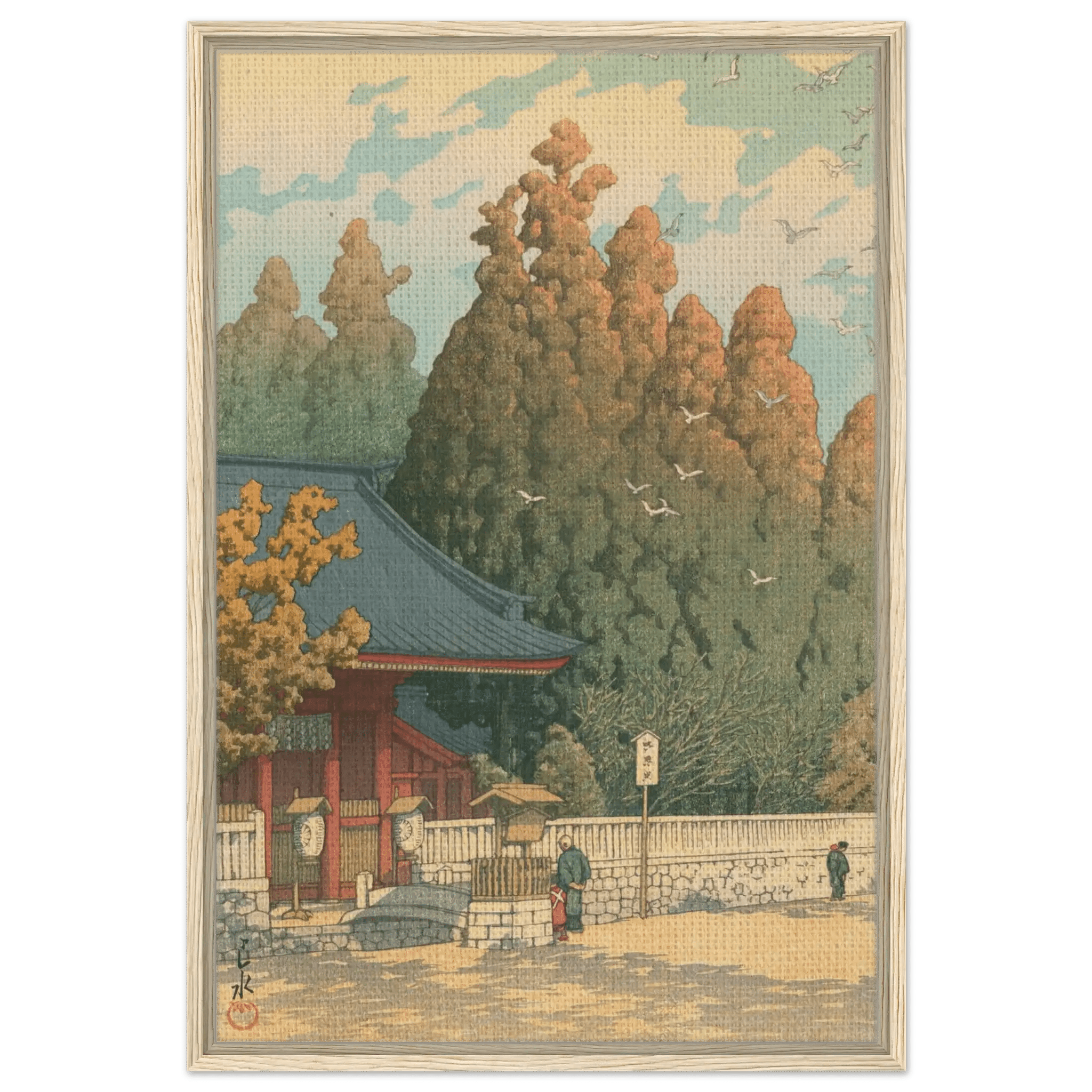 Tempeltor im Herbstlicht - Signature Collection - HINORI