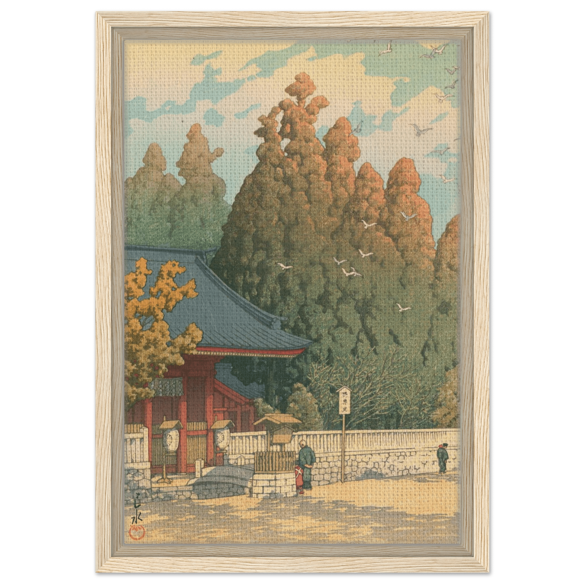 Tempeltor im Herbstlicht - Signature Collection - HINORI