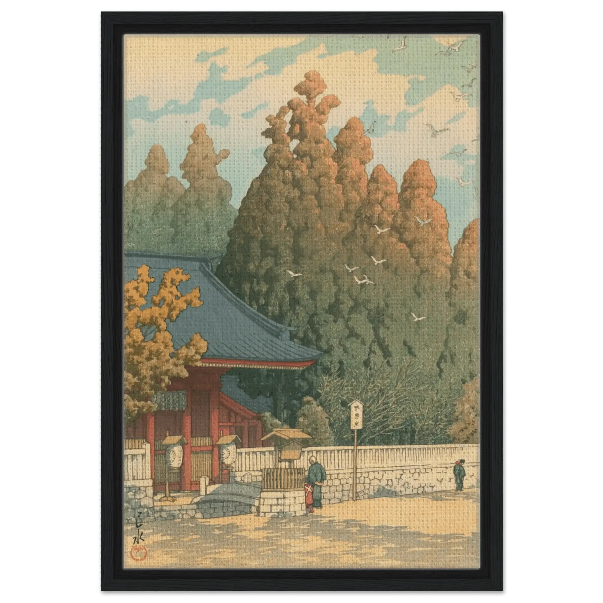 Tempeltor im Herbstlicht - Signature Collection - HINORI