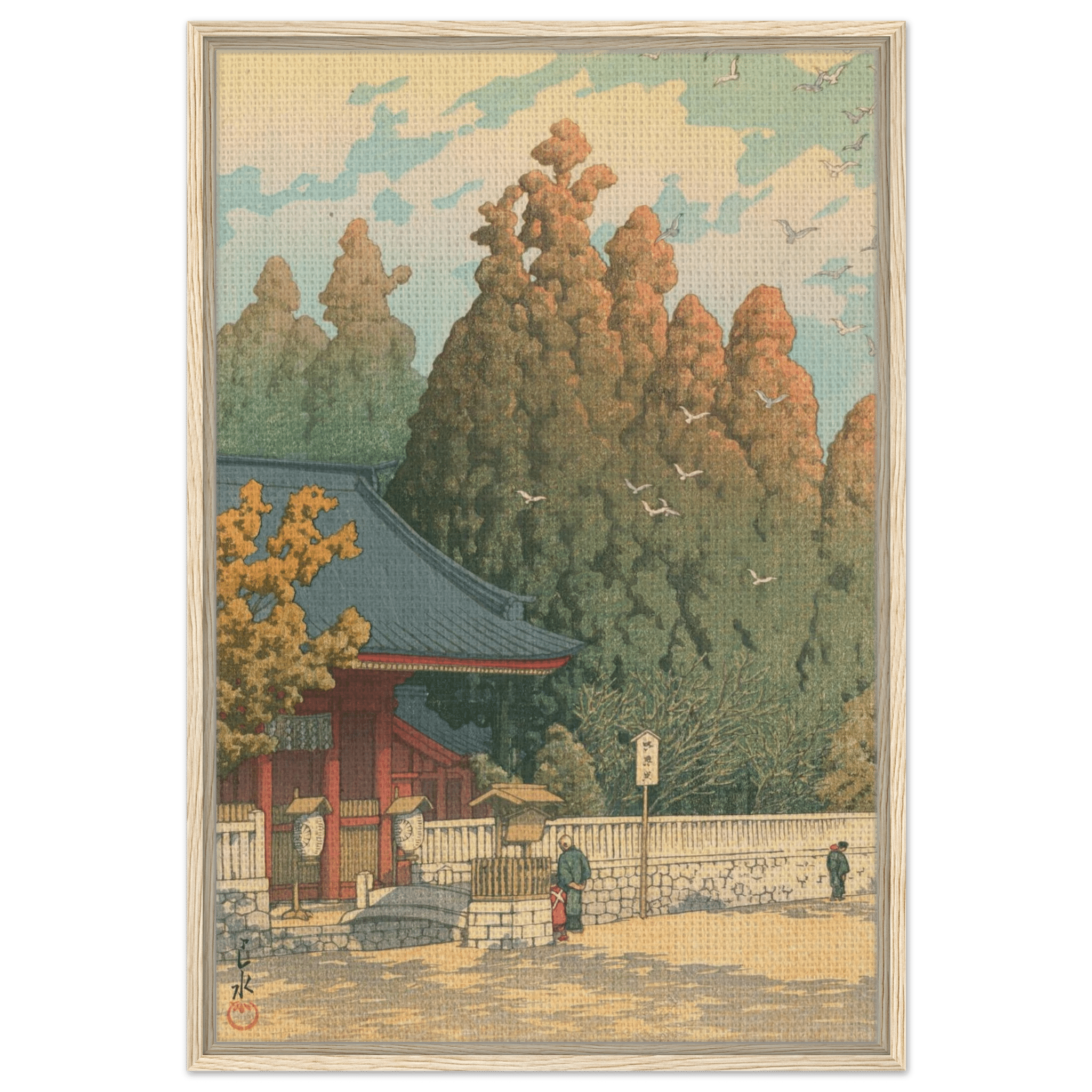 Tempeltor im Herbstlicht - Signature Collection - HINORI