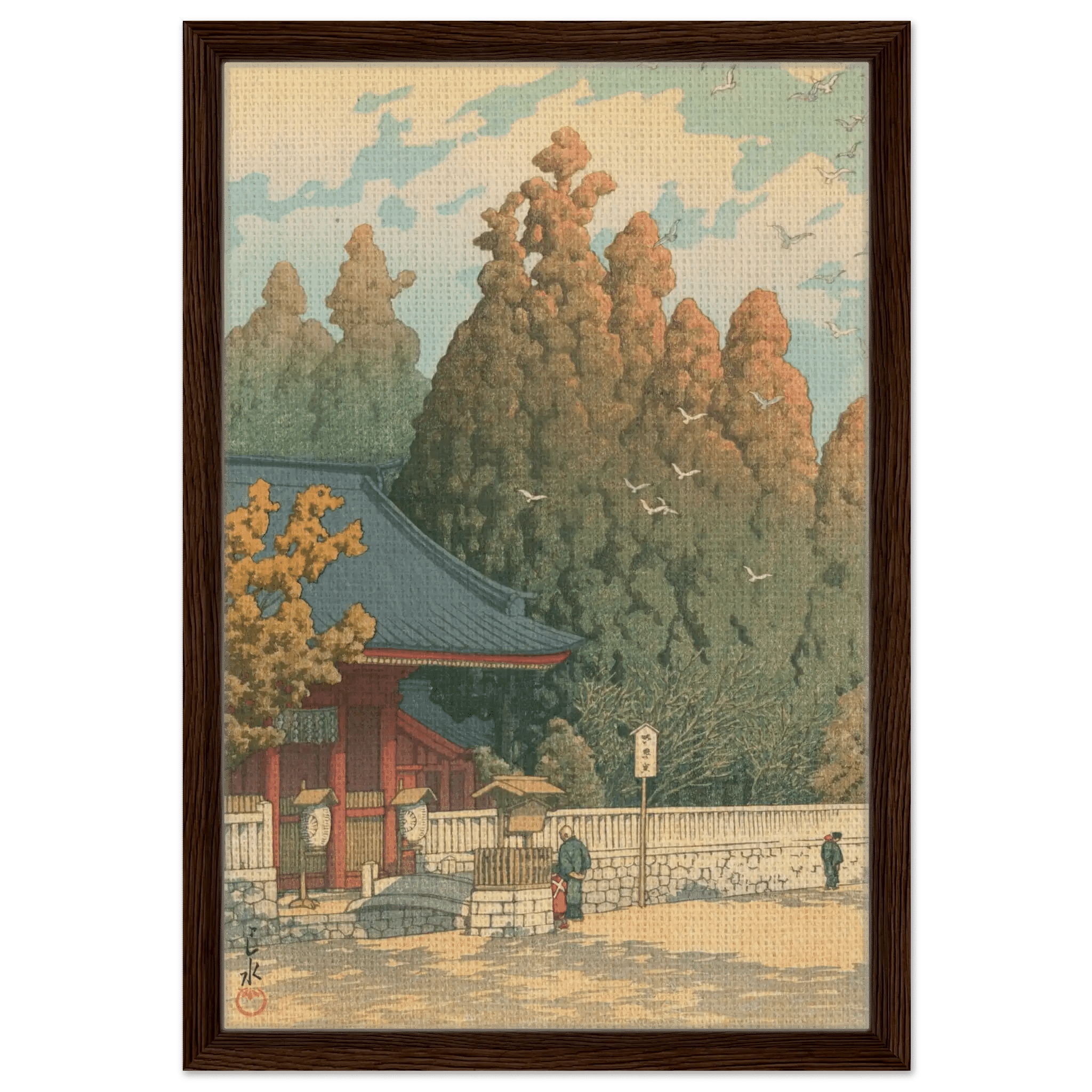 Tempeltor im Herbstlicht - Signature Collection - HINORI