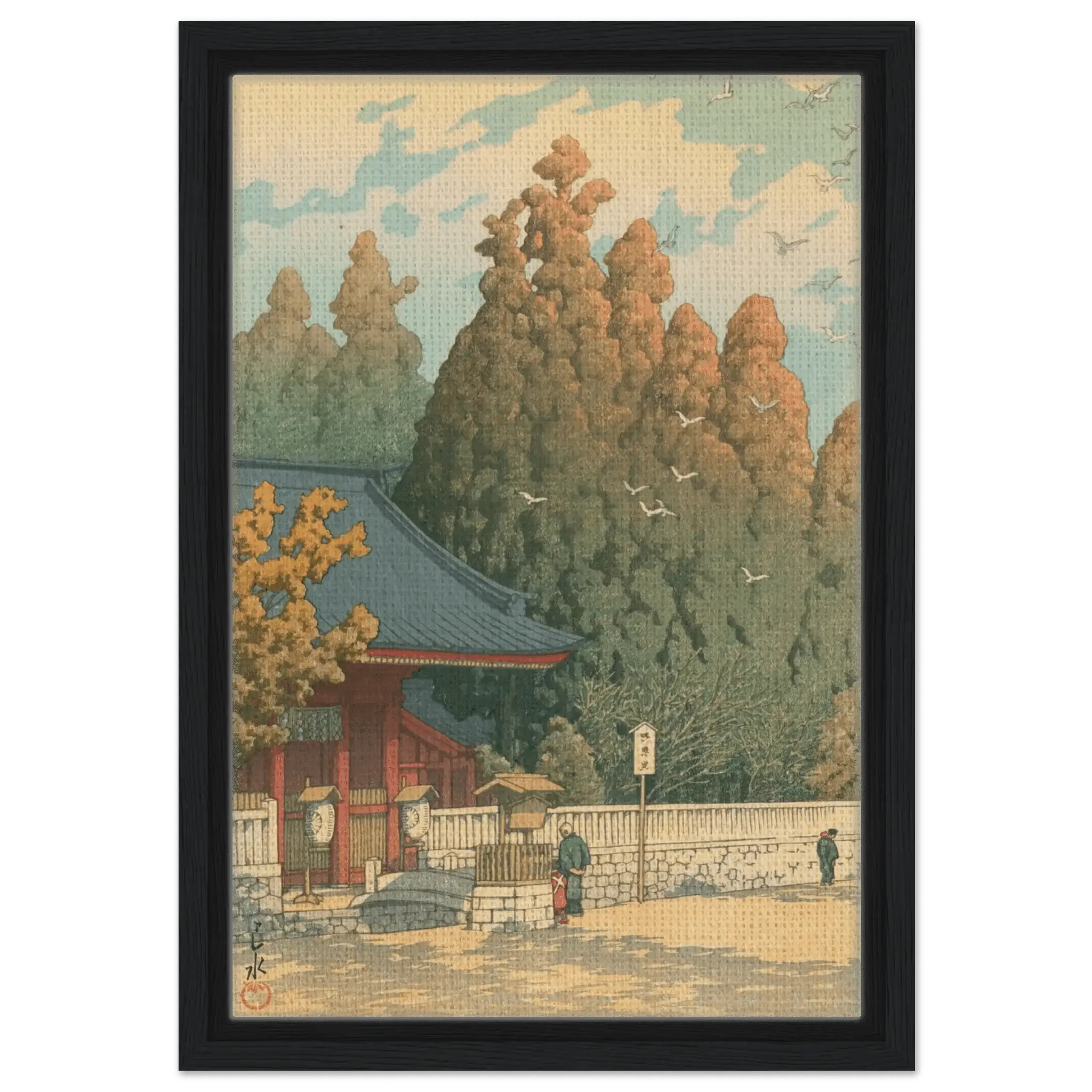 Tempeltor im Herbstlicht - Signature Collection - HINORI