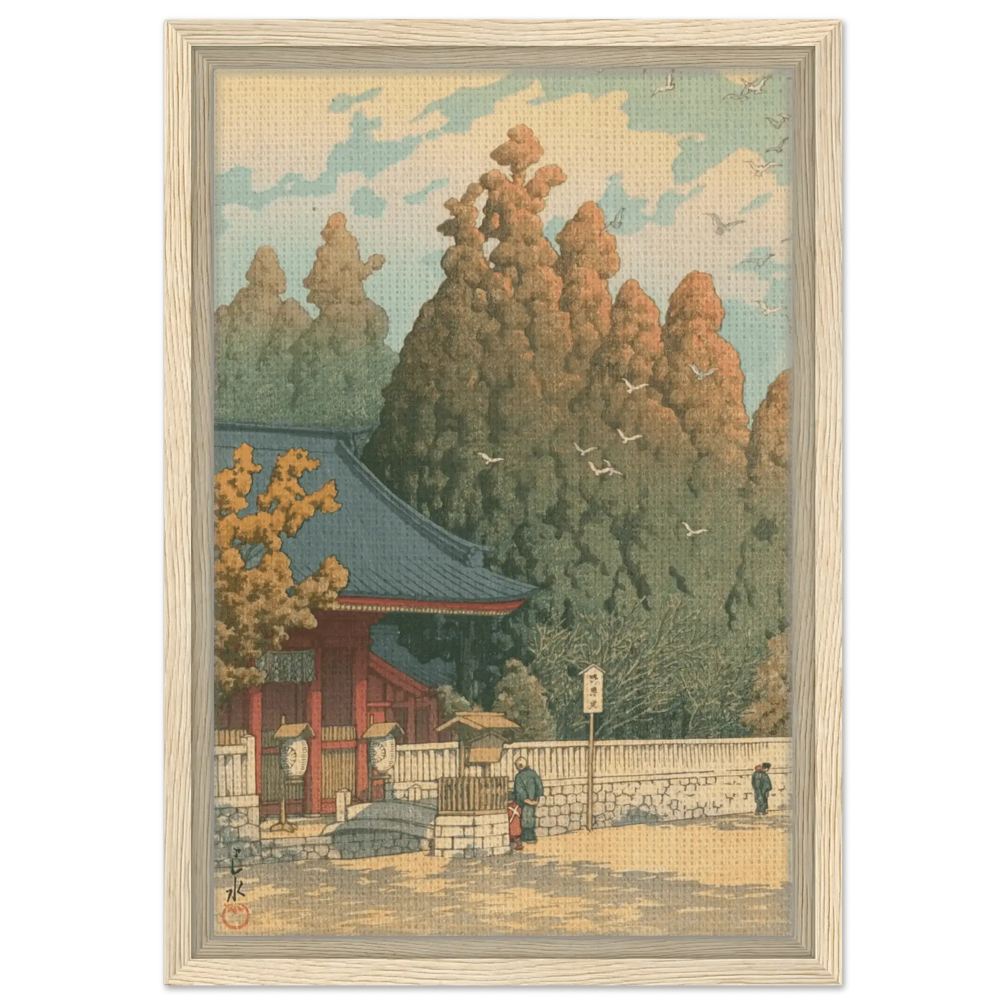 Tempeltor im Herbstlicht - Signature Collection - HINORI