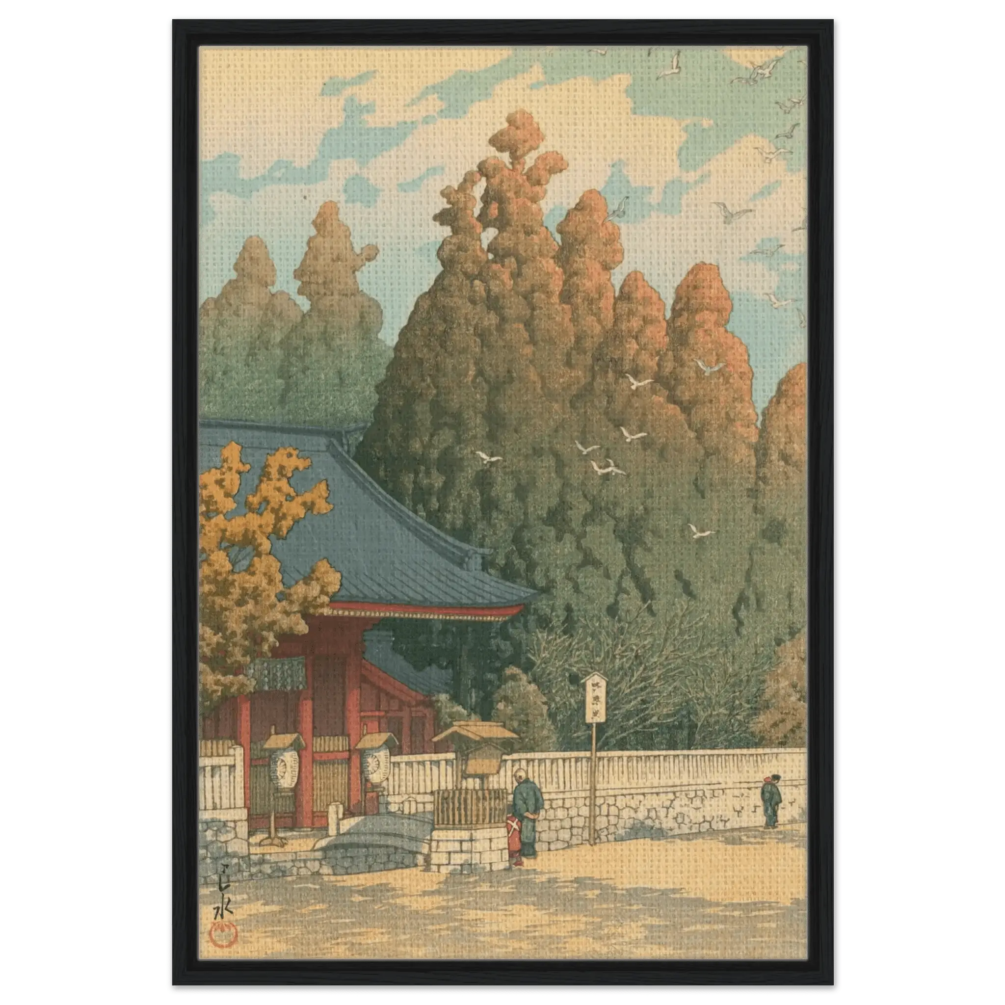 Tempeltor im Herbstlicht - Signature Collection - HINORI