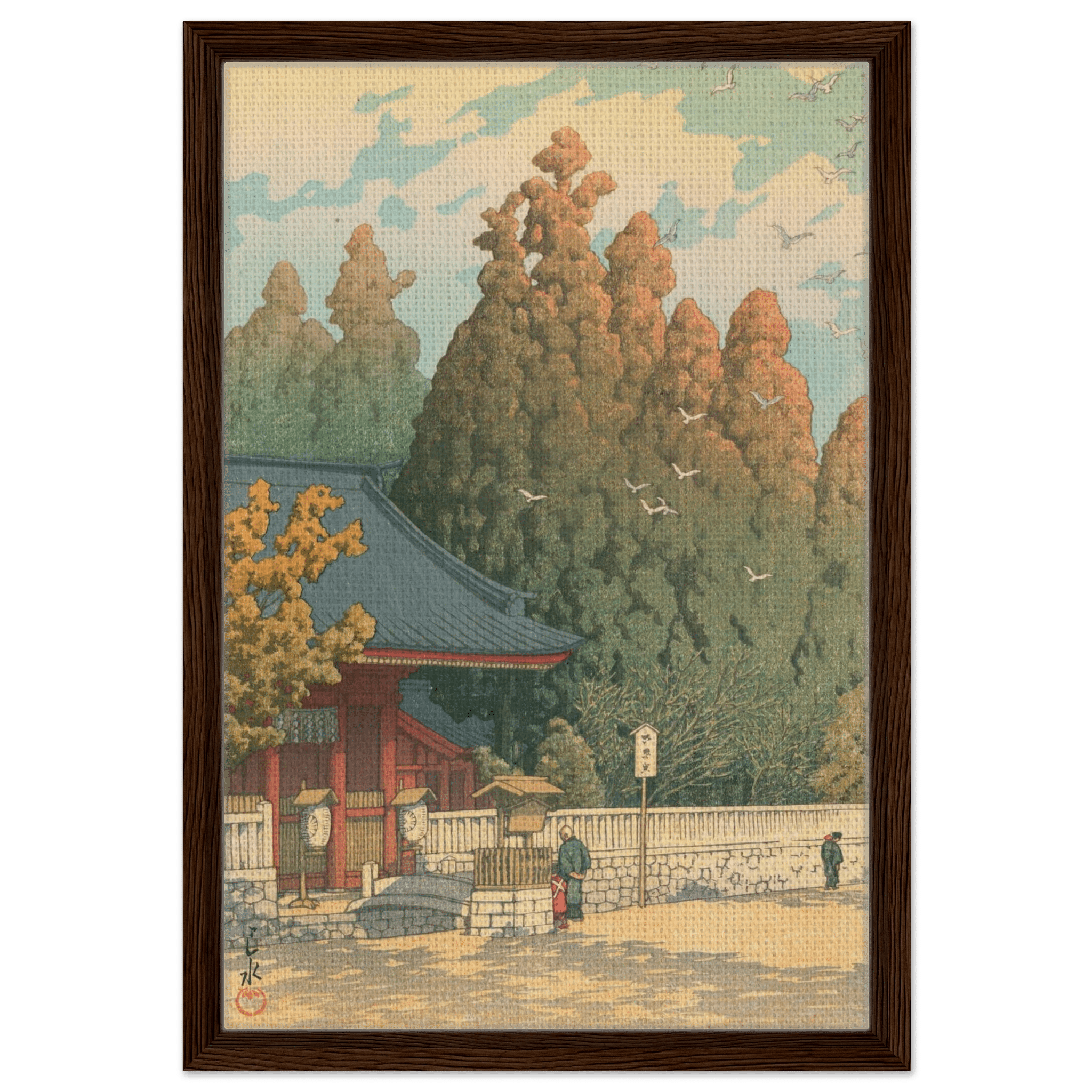 Tempeltor im Herbstlicht - Signature Collection - HINORI