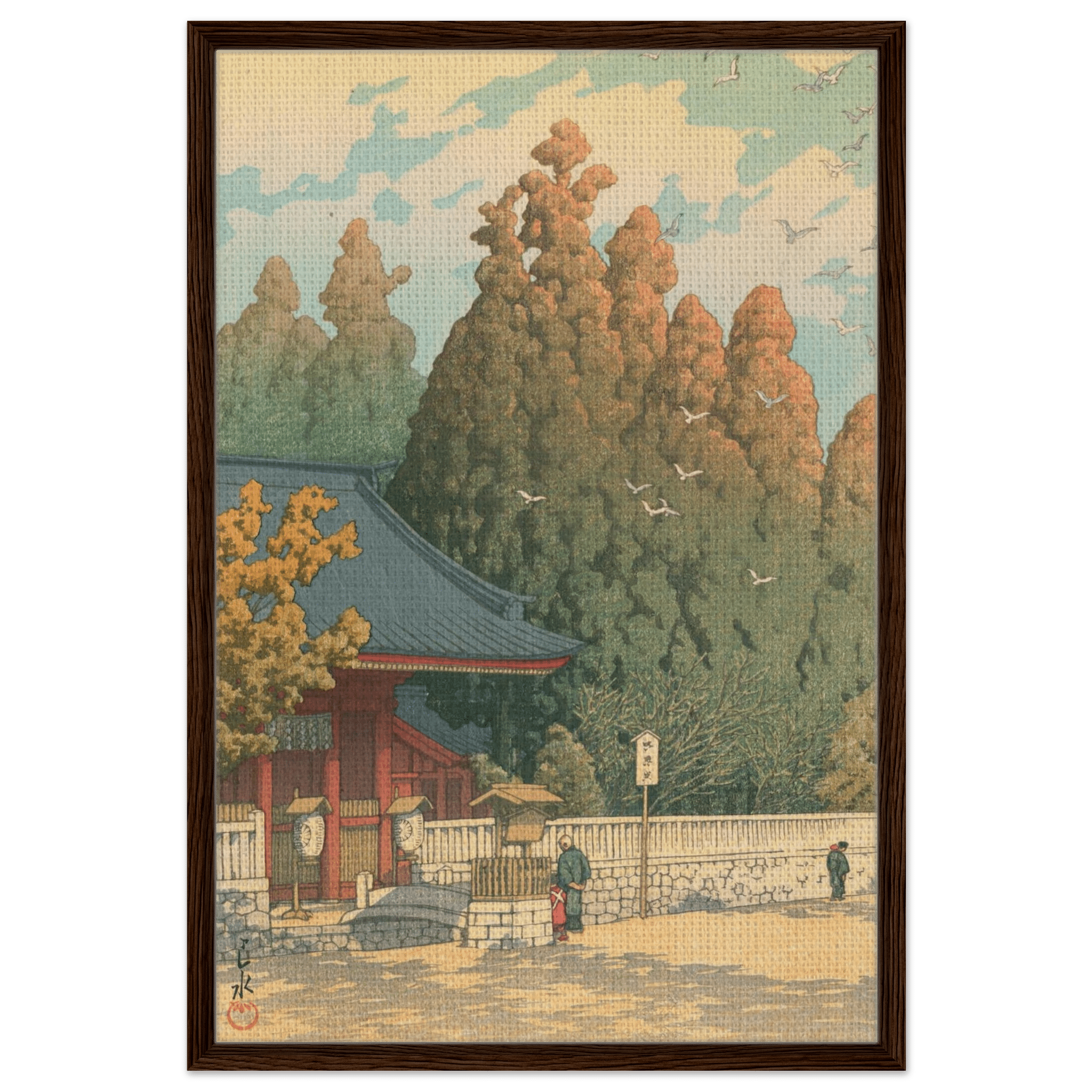 Tempeltor im Herbstlicht - Signature Collection - HINORI