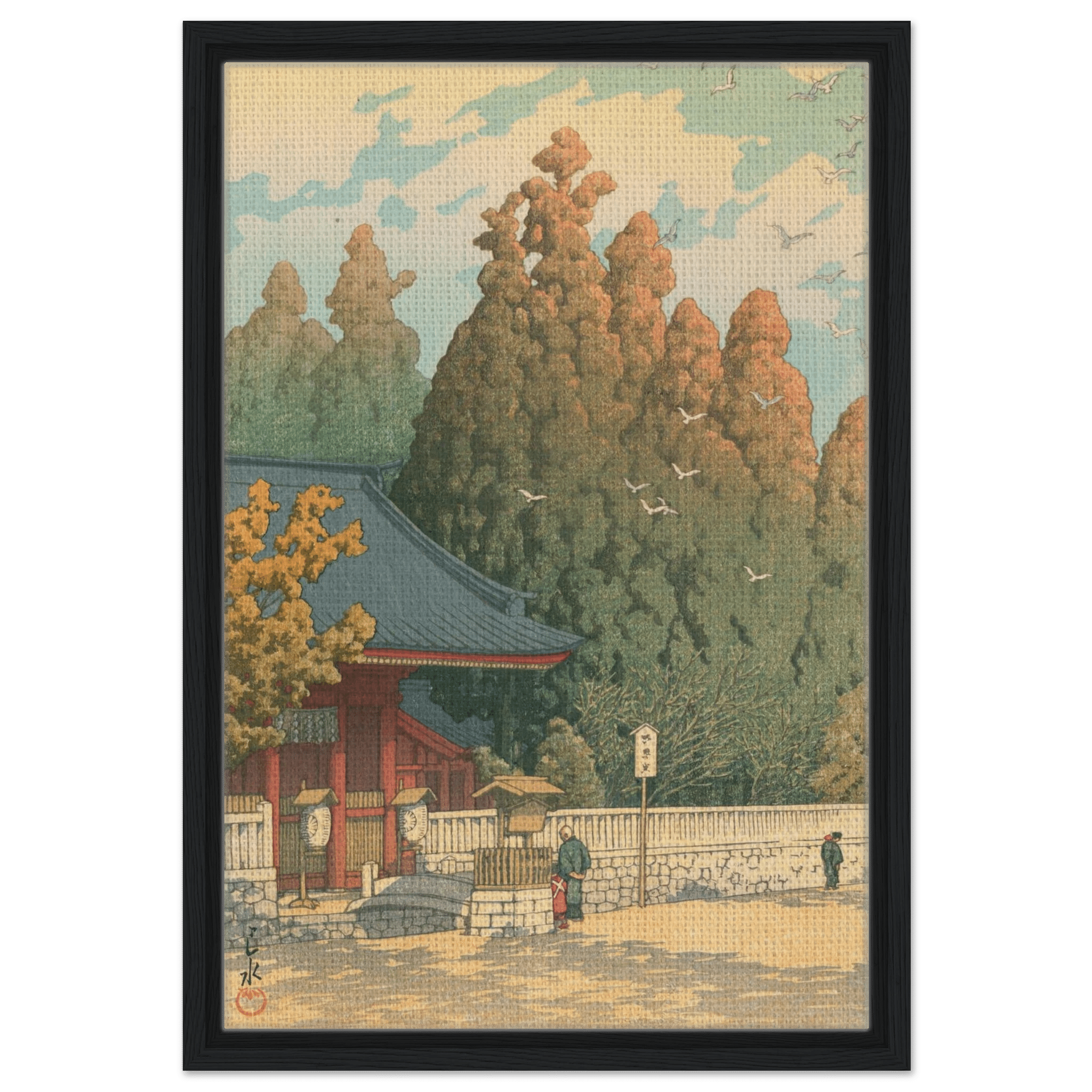 Tempeltor im Herbstlicht - Signature Collection - HINORI