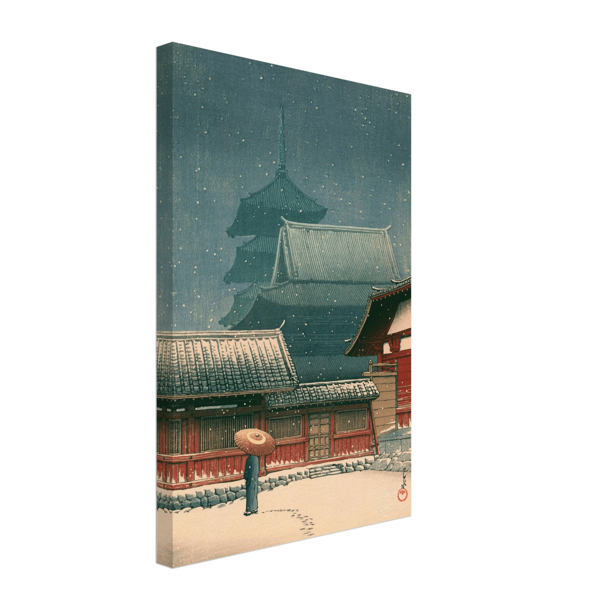 Tennō - ji - Tempel in Ōsaka - Leinwand Edition - HINORI