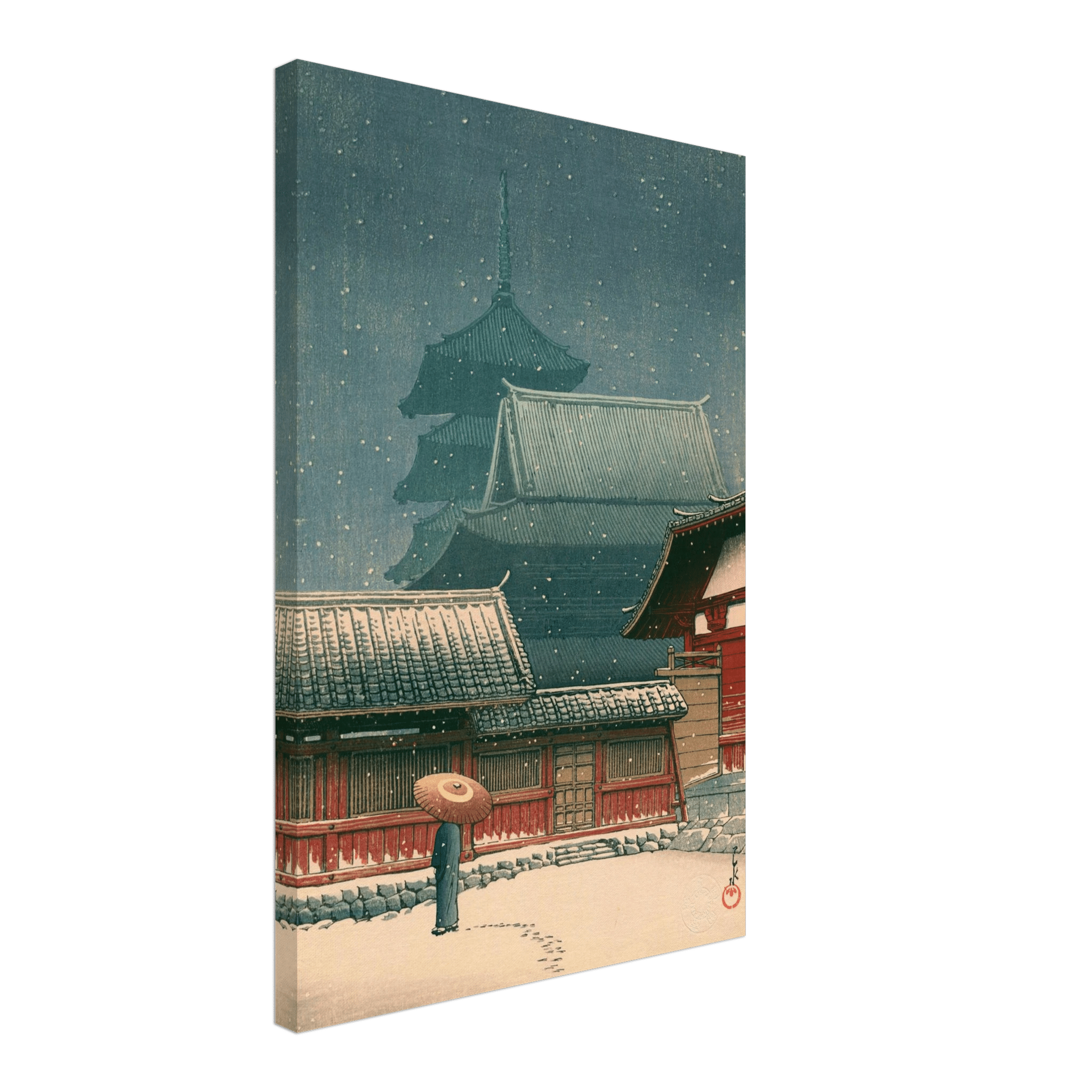 Tennō - ji - Tempel in Ōsaka - Leinwand Edition - HINORI