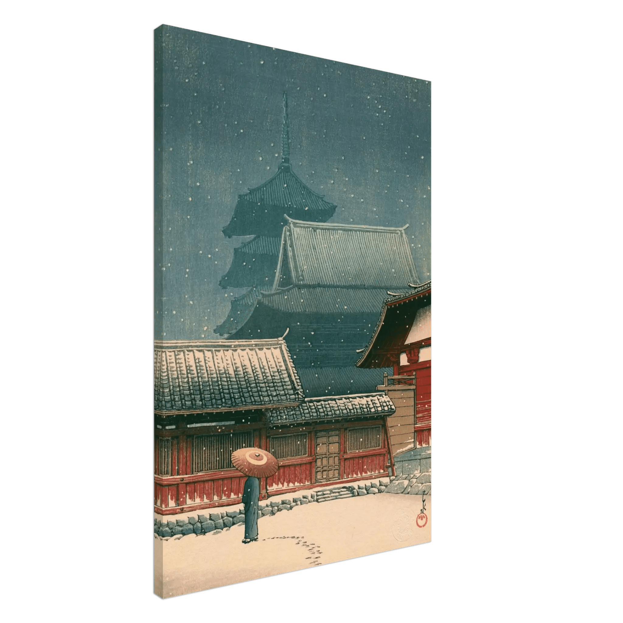 Tennō - ji - Tempel in Ōsaka - Leinwand Edition - HINORI