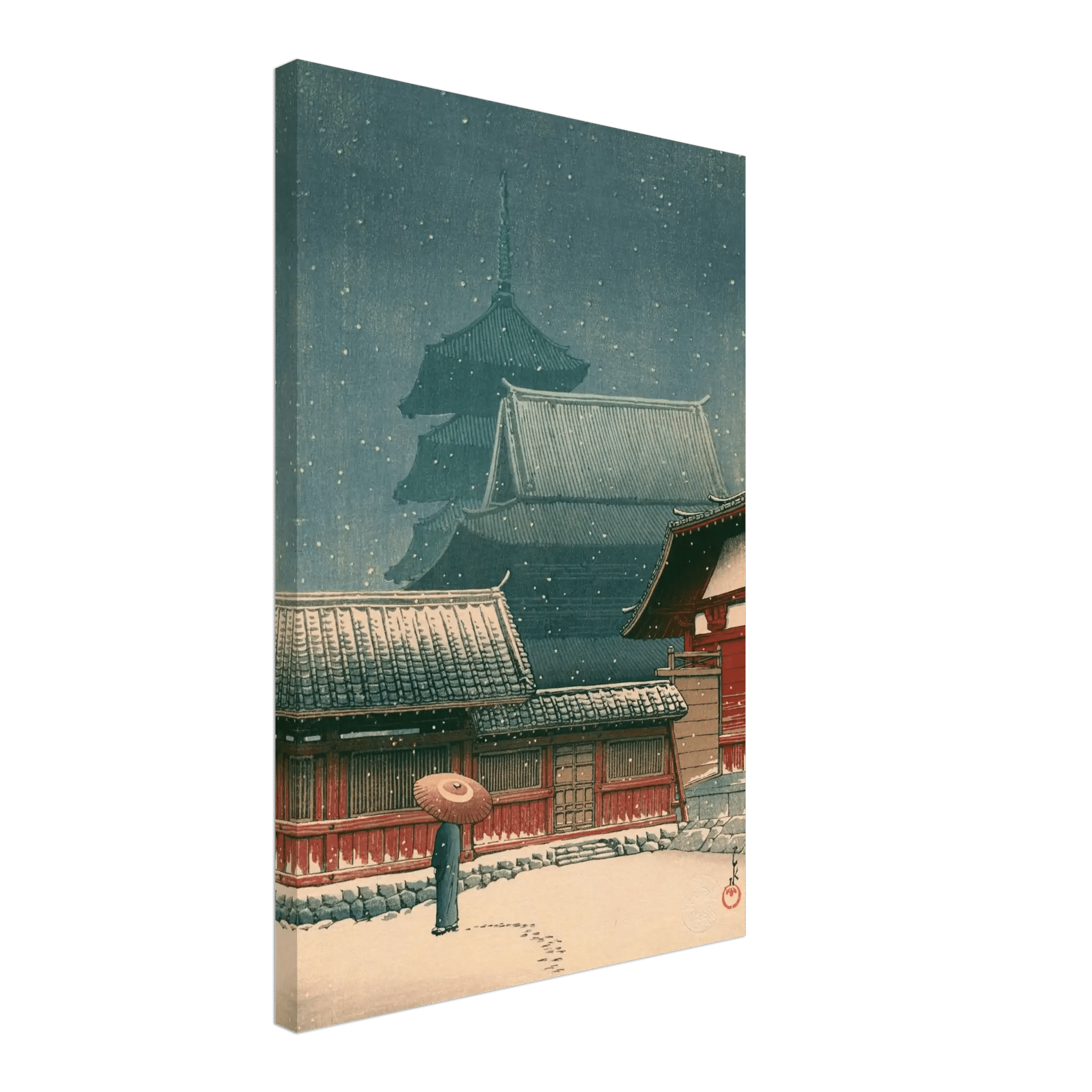 Tennō - ji - Tempel in Ōsaka - Leinwand Edition - HINORI