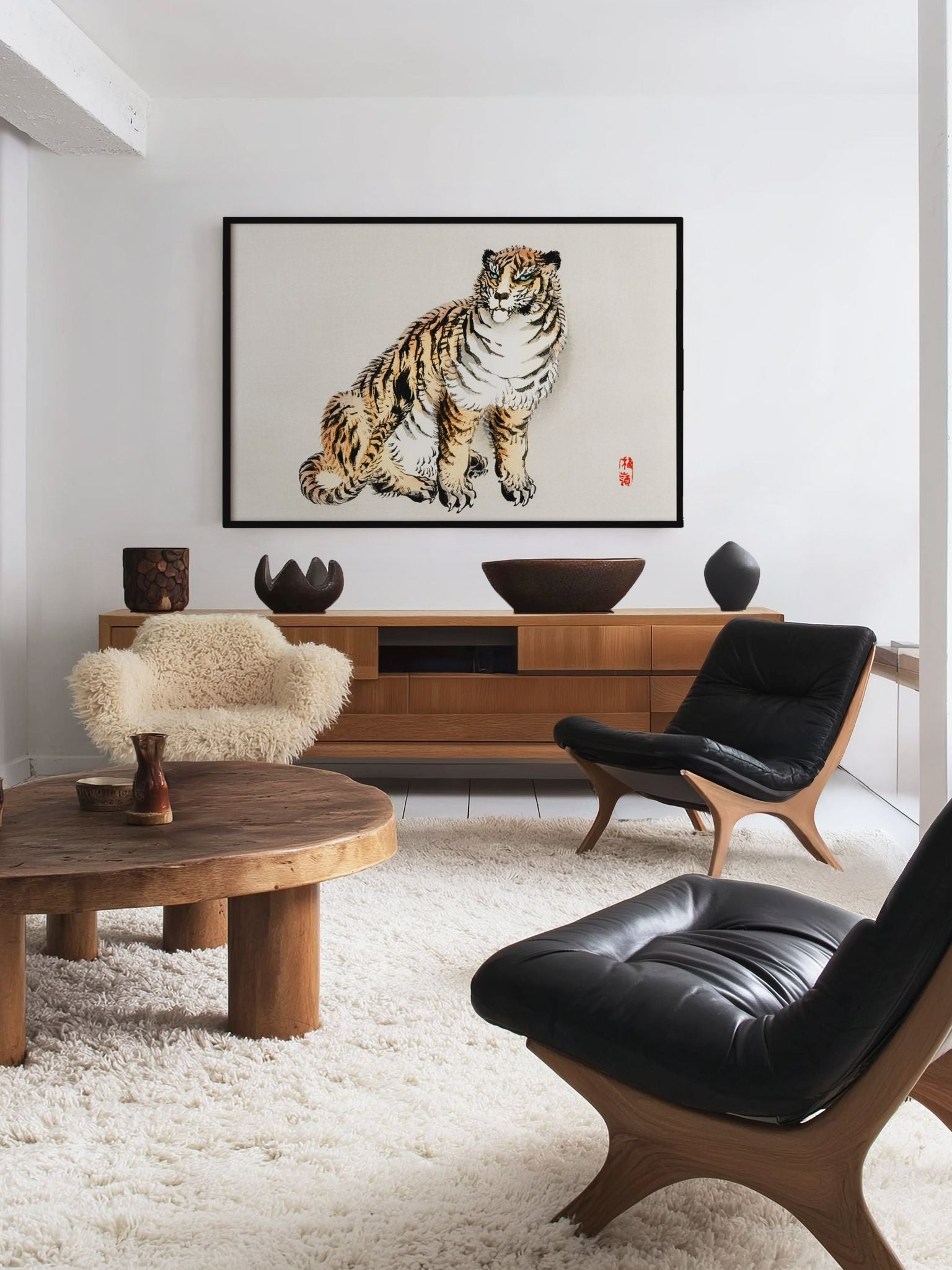 Der Tiger - Gerahmte Eleganz