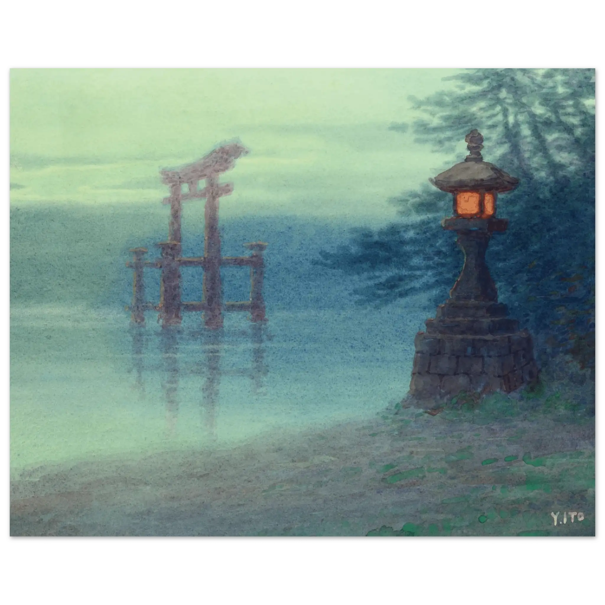 Torii im Nebel - Fine Art Prints - HINORI