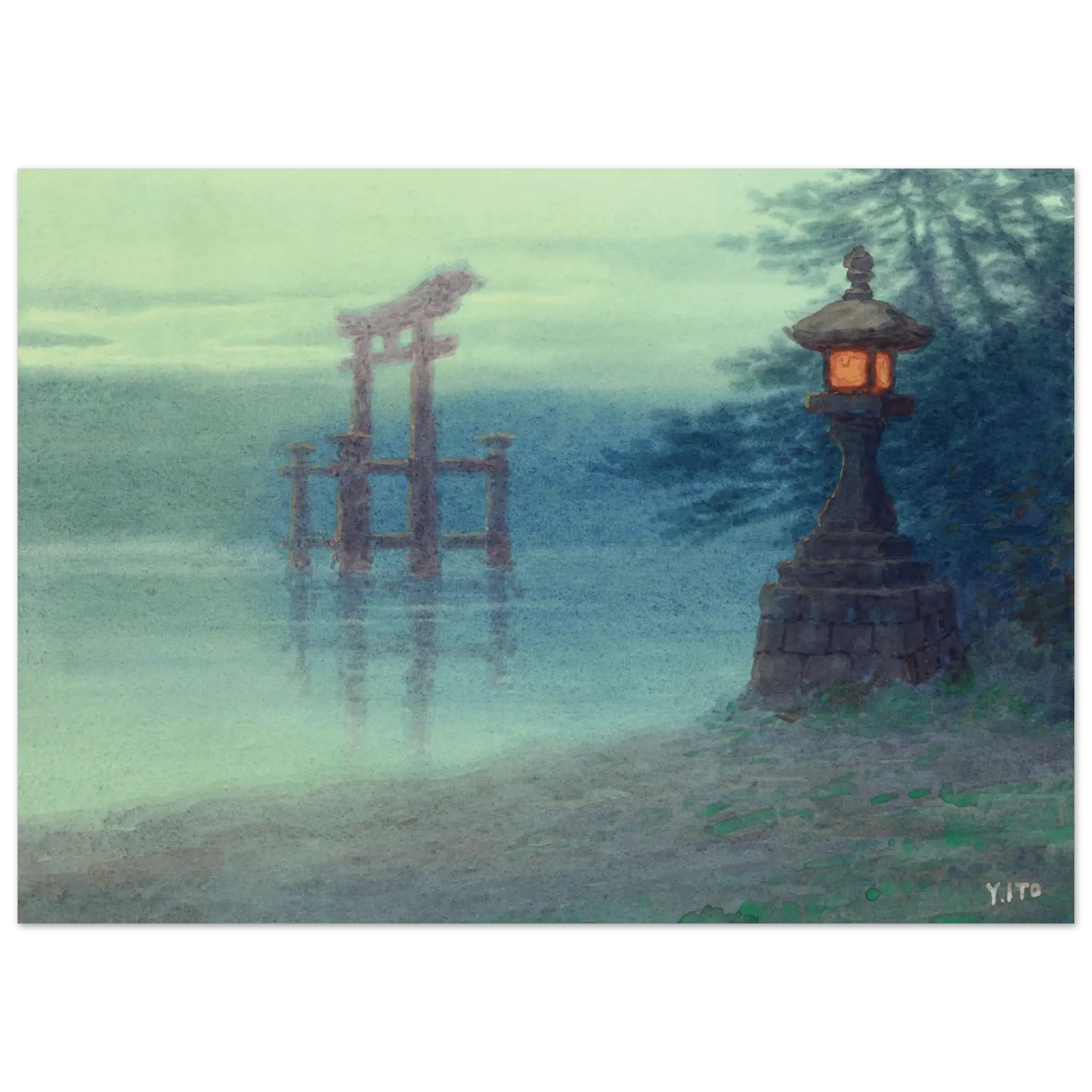 Torii im Nebel - Fine Art Prints - HINORI