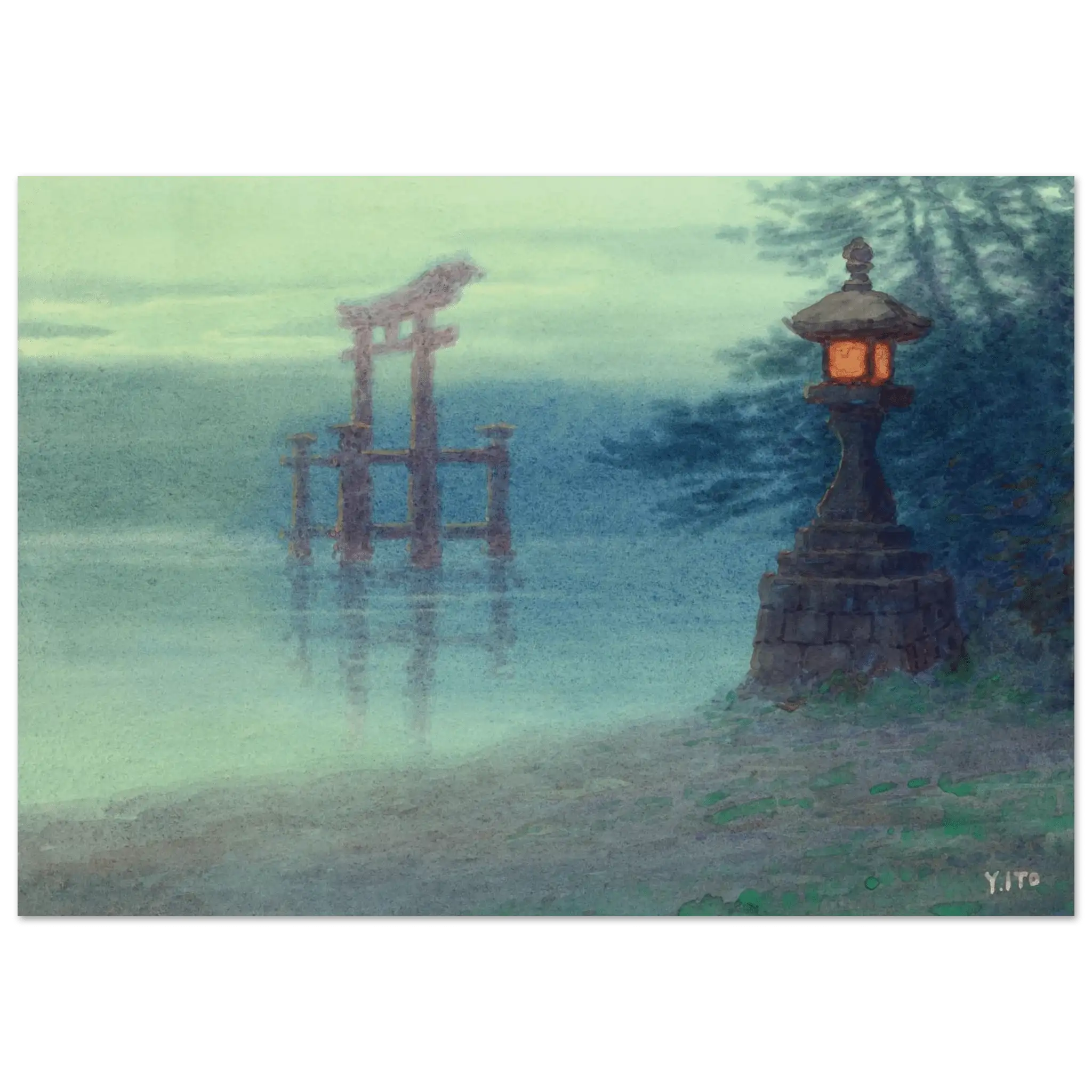 Torii im Nebel - Fine Art Prints - HINORI