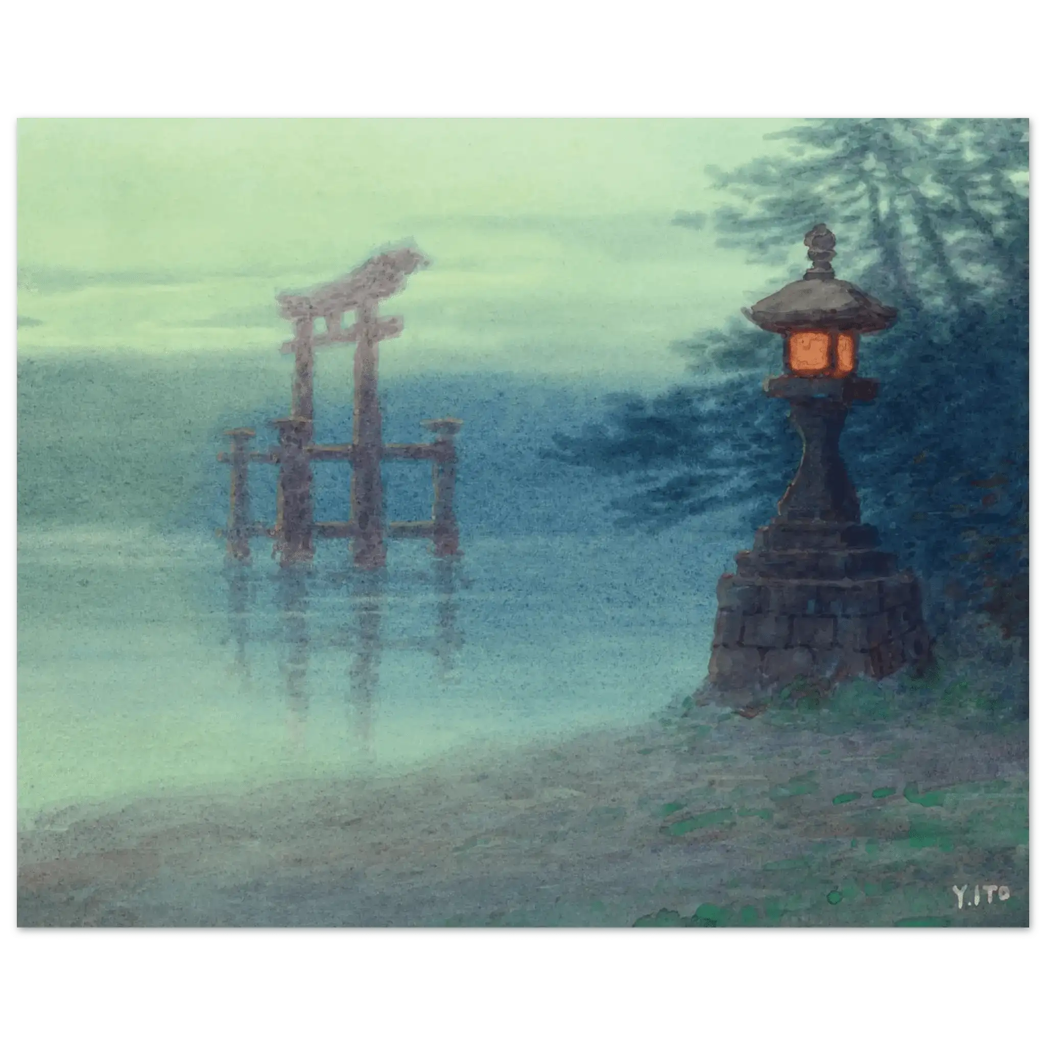 Torii im Nebel - Fine Art Prints - HINORI