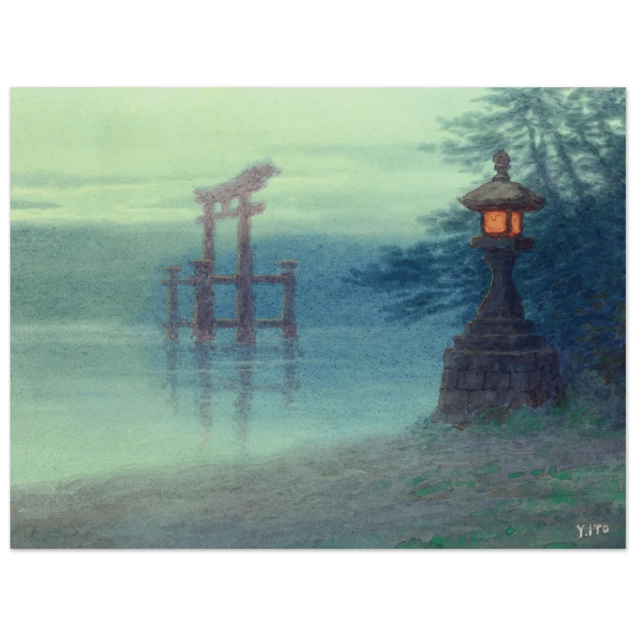 Torii im Nebel - Fine Art Prints - HINORI