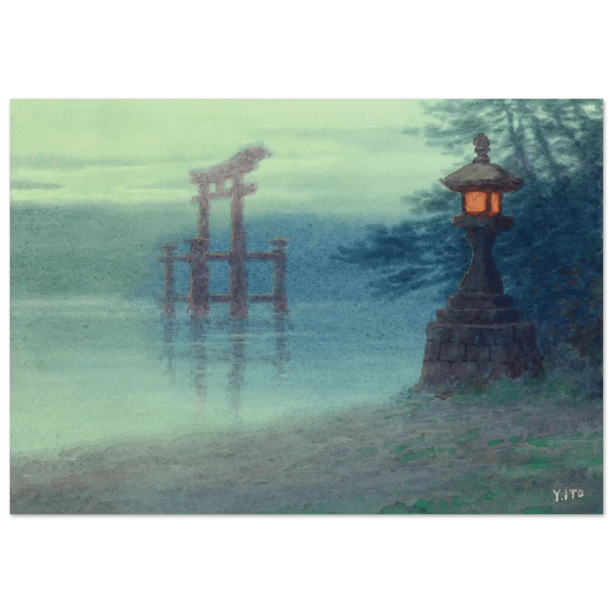 Torii im Nebel - Fine Art Prints - HINORI