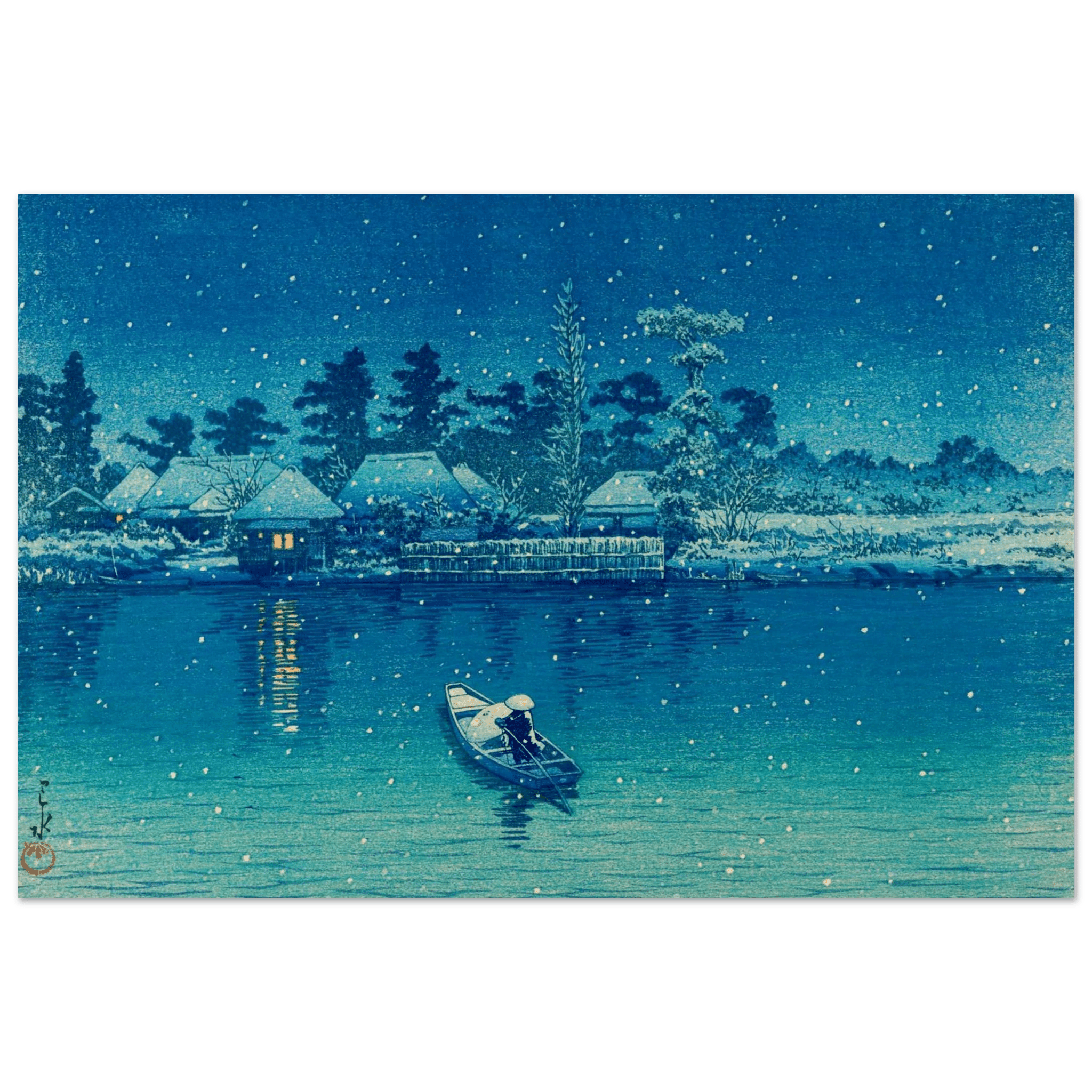 Ushibori im Schnee - Fine Art Prints - HINORI