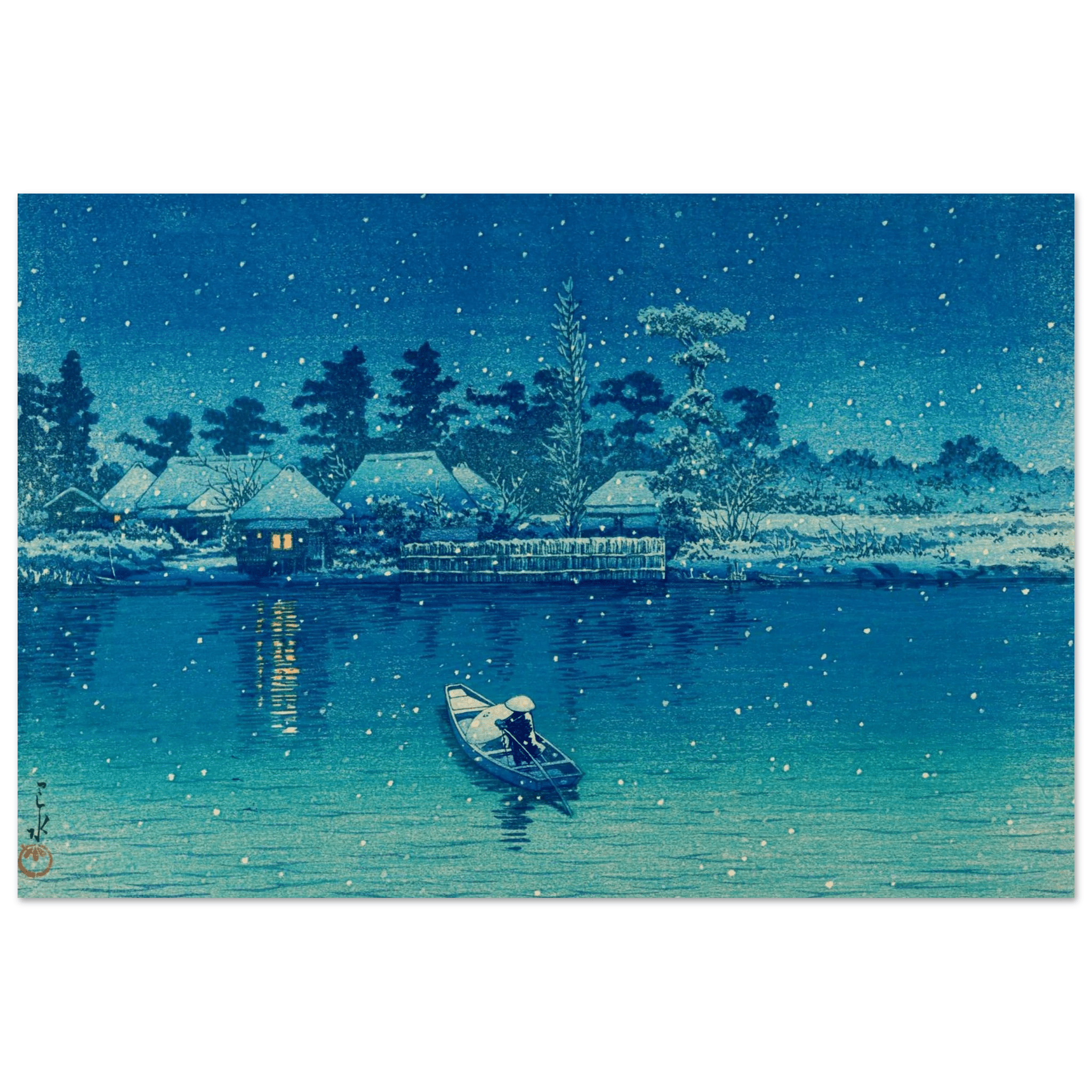 Ushibori im Schnee - Fine Art Prints - HINORI