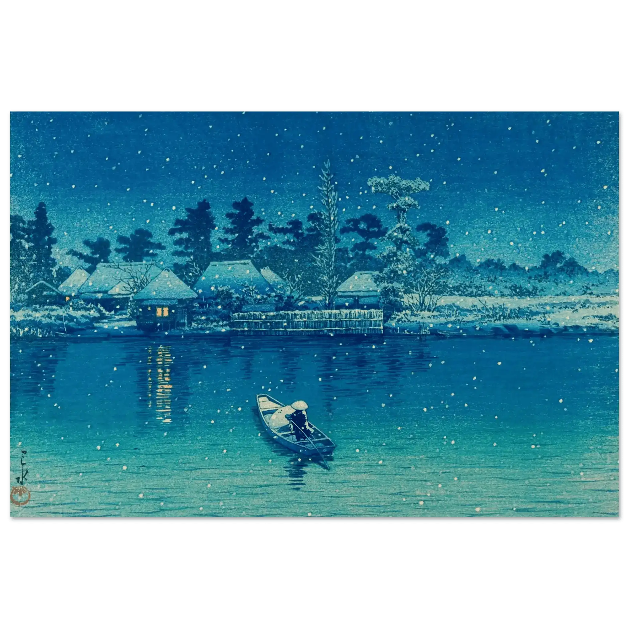 Ushibori im Schnee - Fine Art Prints - HINORI