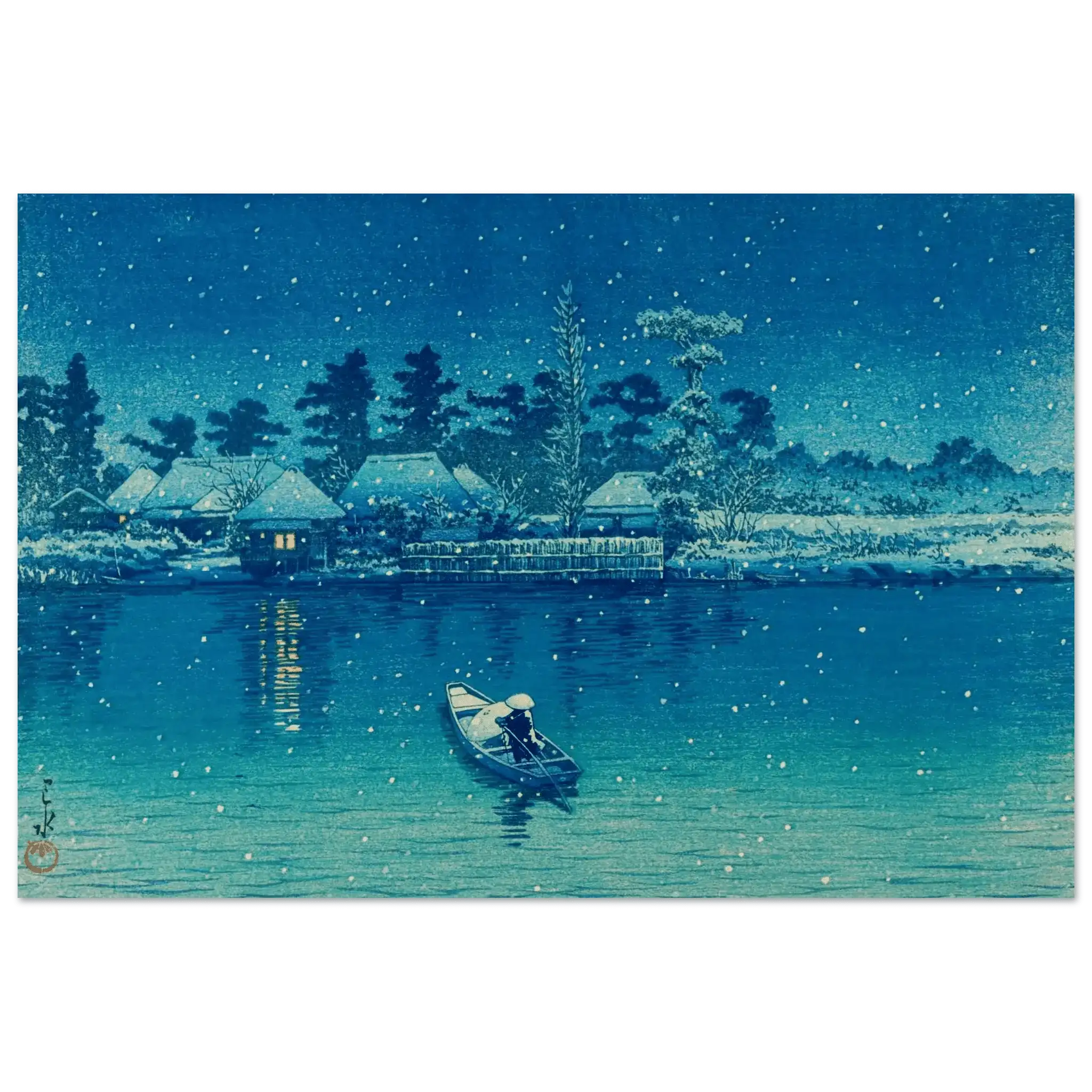 Ushibori im Schnee - Fine Art Prints - HINORI