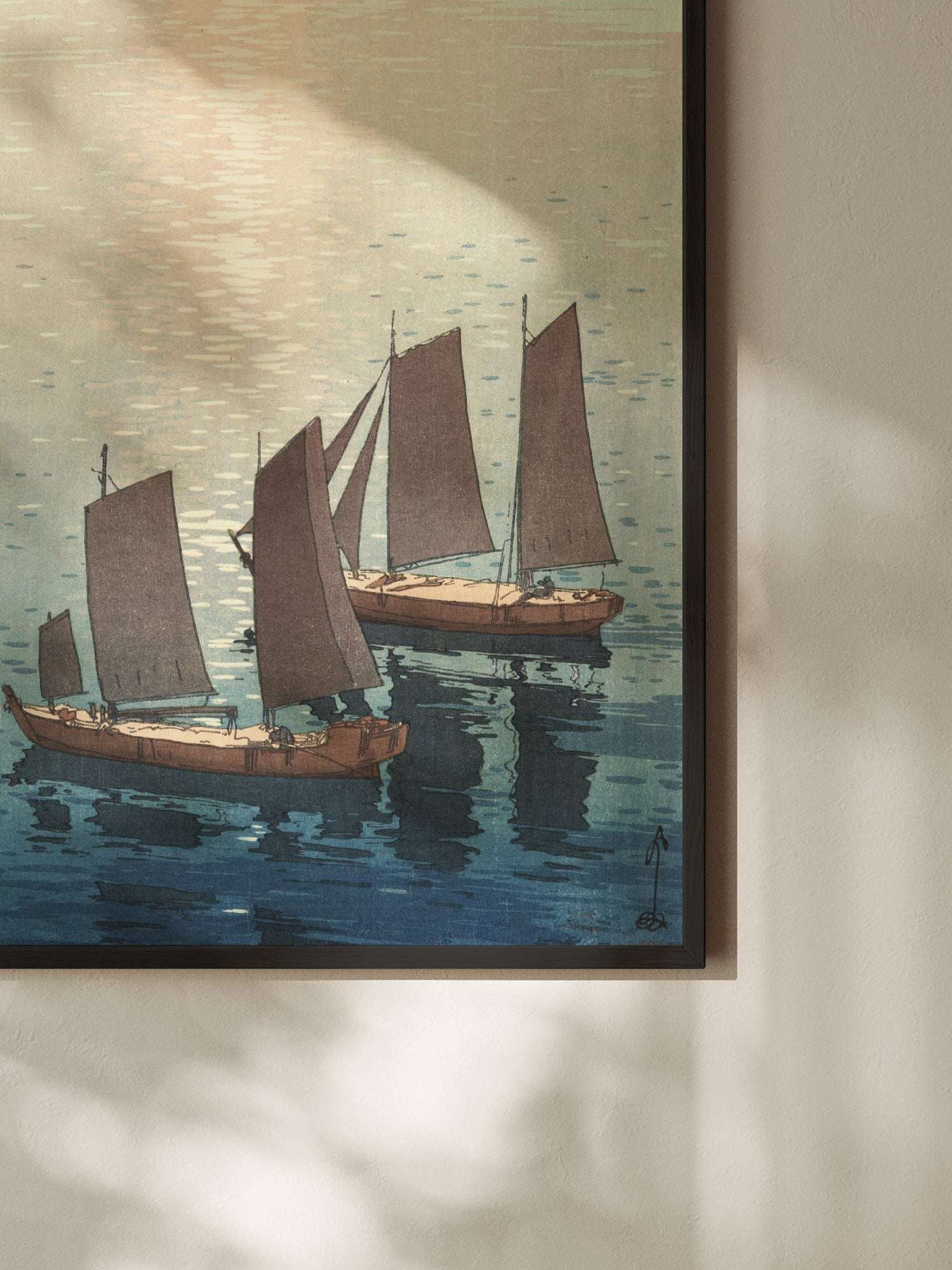 Schimmerndes Meer - Gerahmte Eleganz