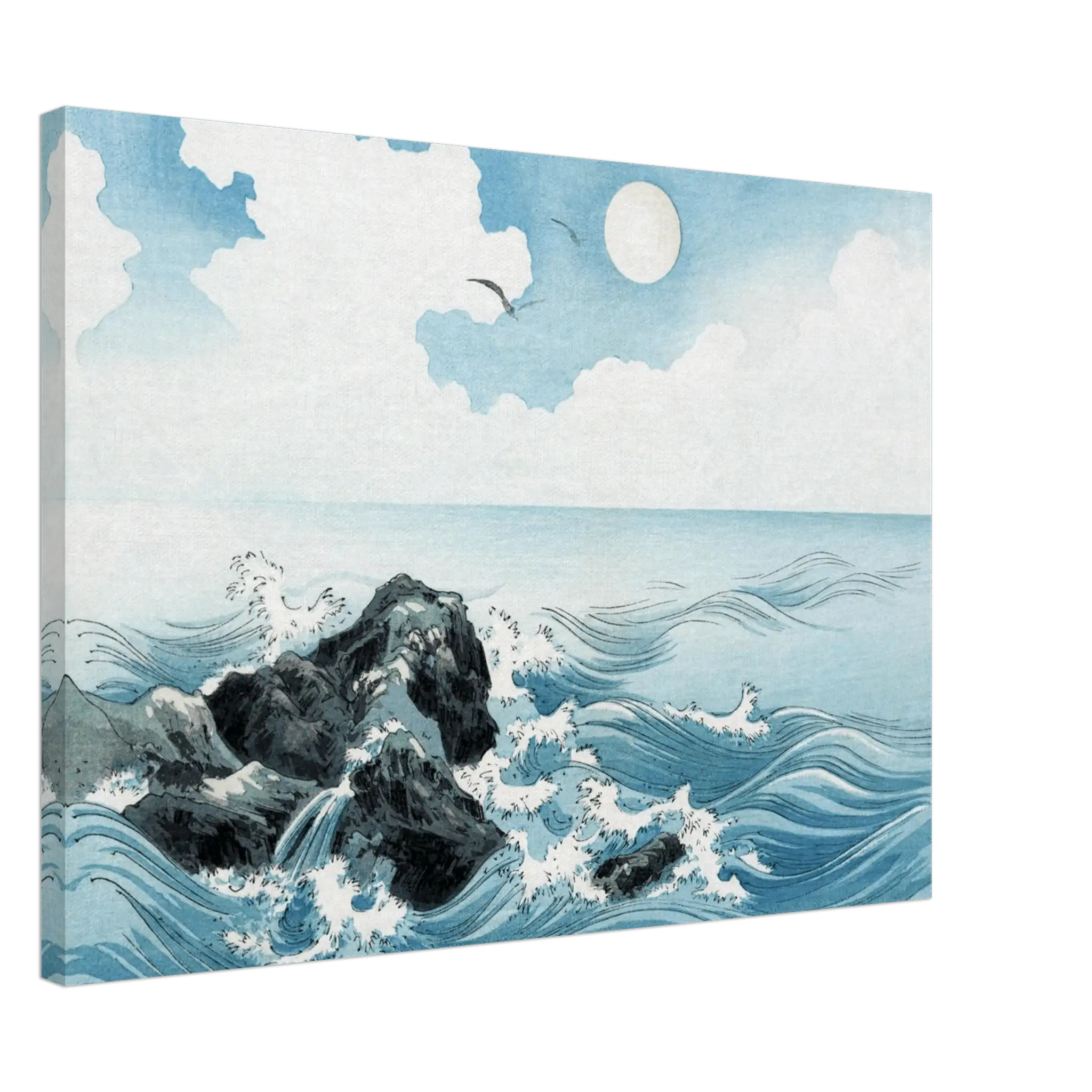 Wellen bei Kojima - Leinwand Edition - HINORI