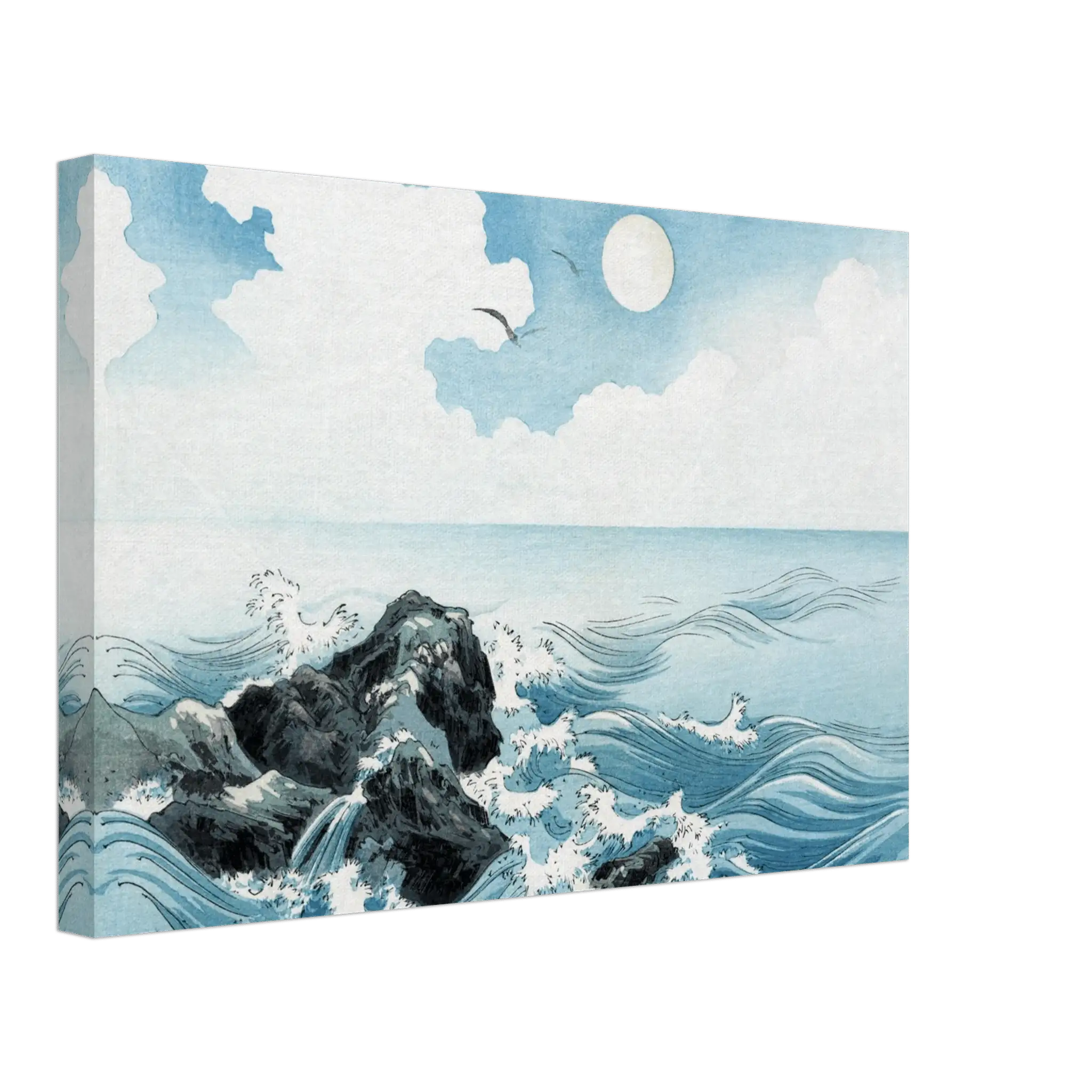 Wellen bei Kojima - Leinwand Edition - HINORI