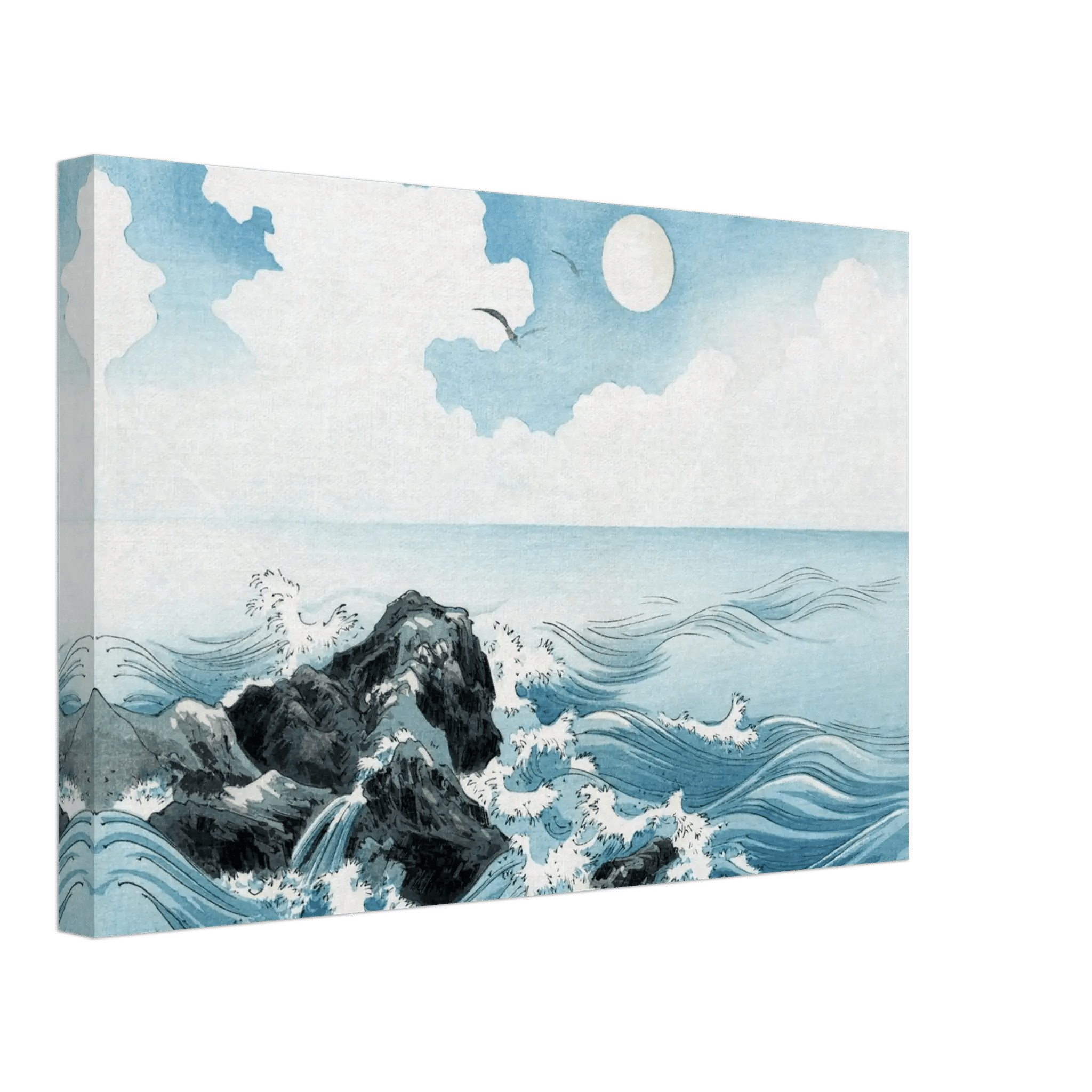 Wellen bei Kojima - Leinwand Edition - HINORI