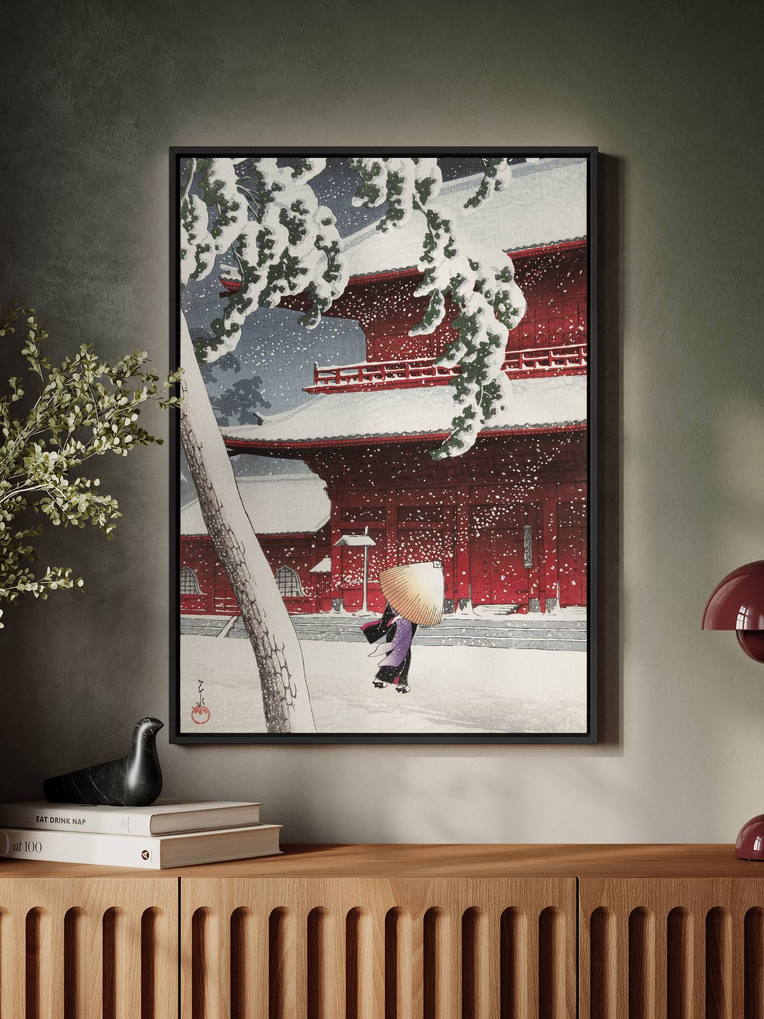 Schnee am Zojoji-Schrein in Shiba - Signature Collections