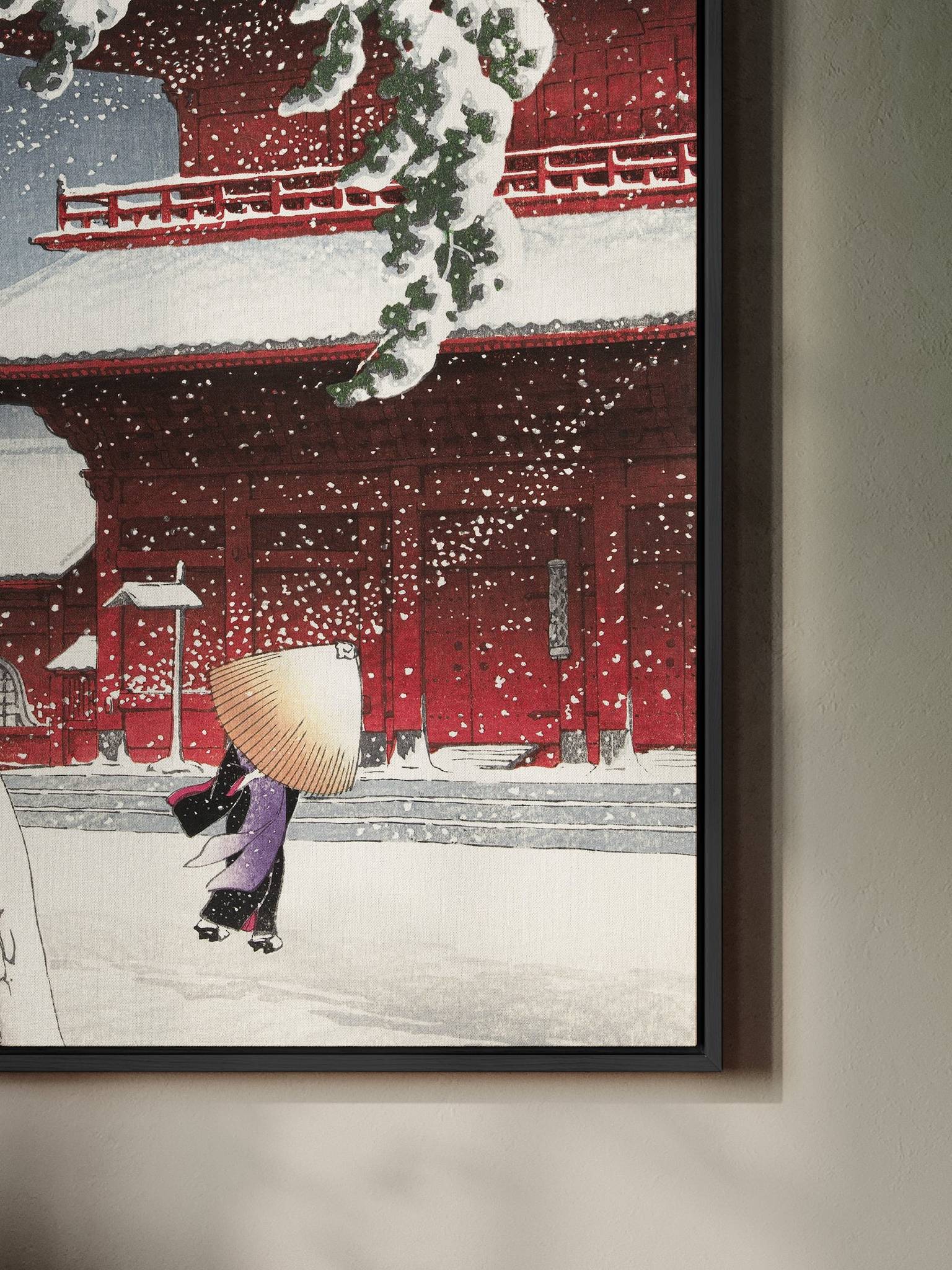 Schnee am Zojoji-Schrein in Shiba - Signature Collections